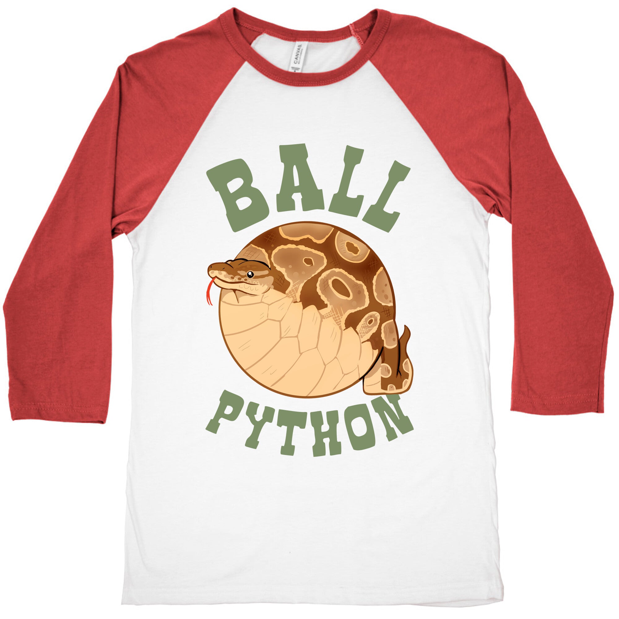 Ball Python Baseball Tee