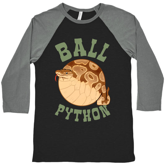Ball Python Baseball Tee