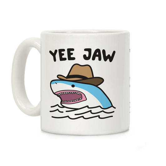 Yee Jaw Cowboy Shark Coffee Mug