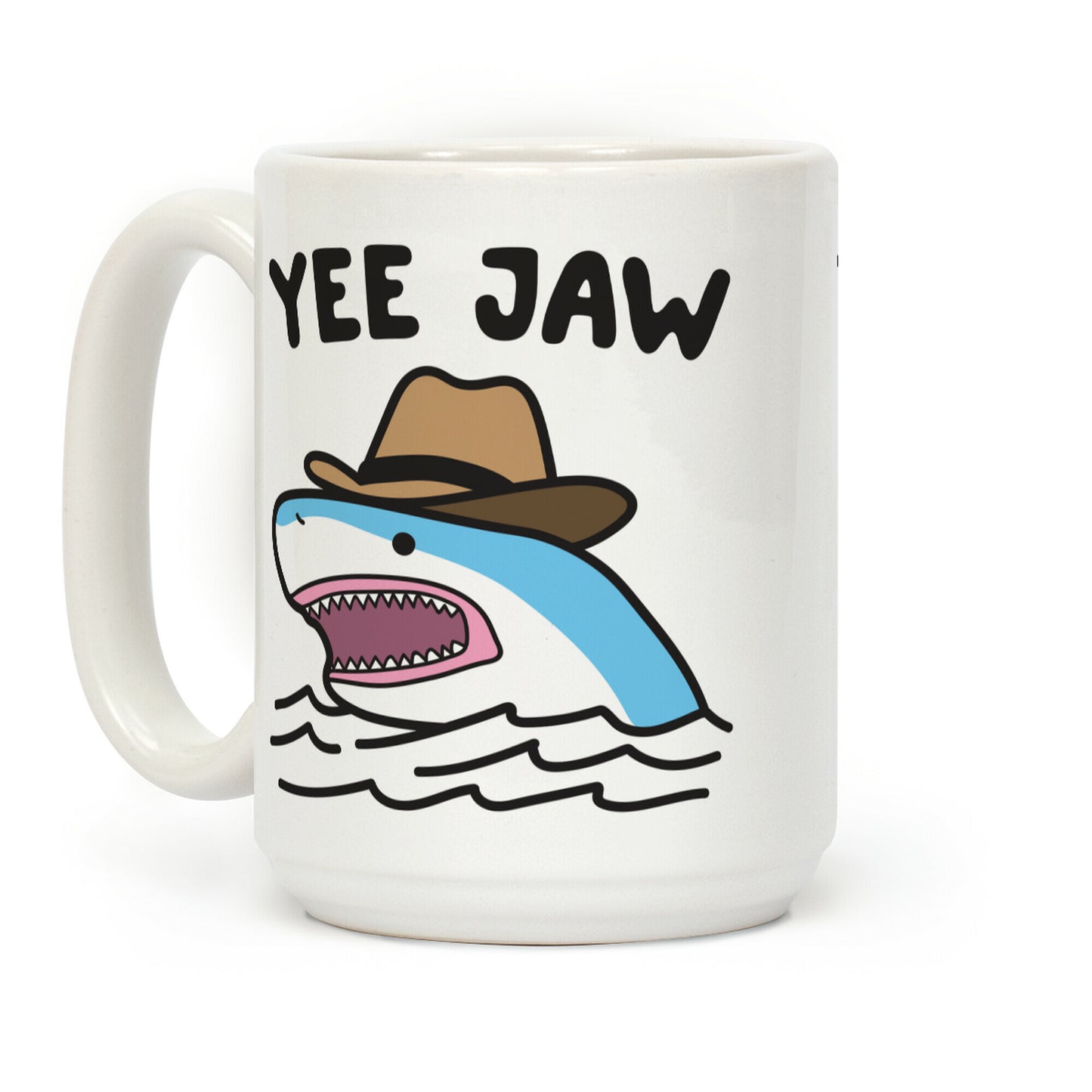 Yee Jaw Cowboy Shark Coffee Mug