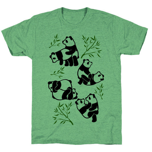 Pandas in Various Sexual Positions Unisex Triblend Tee