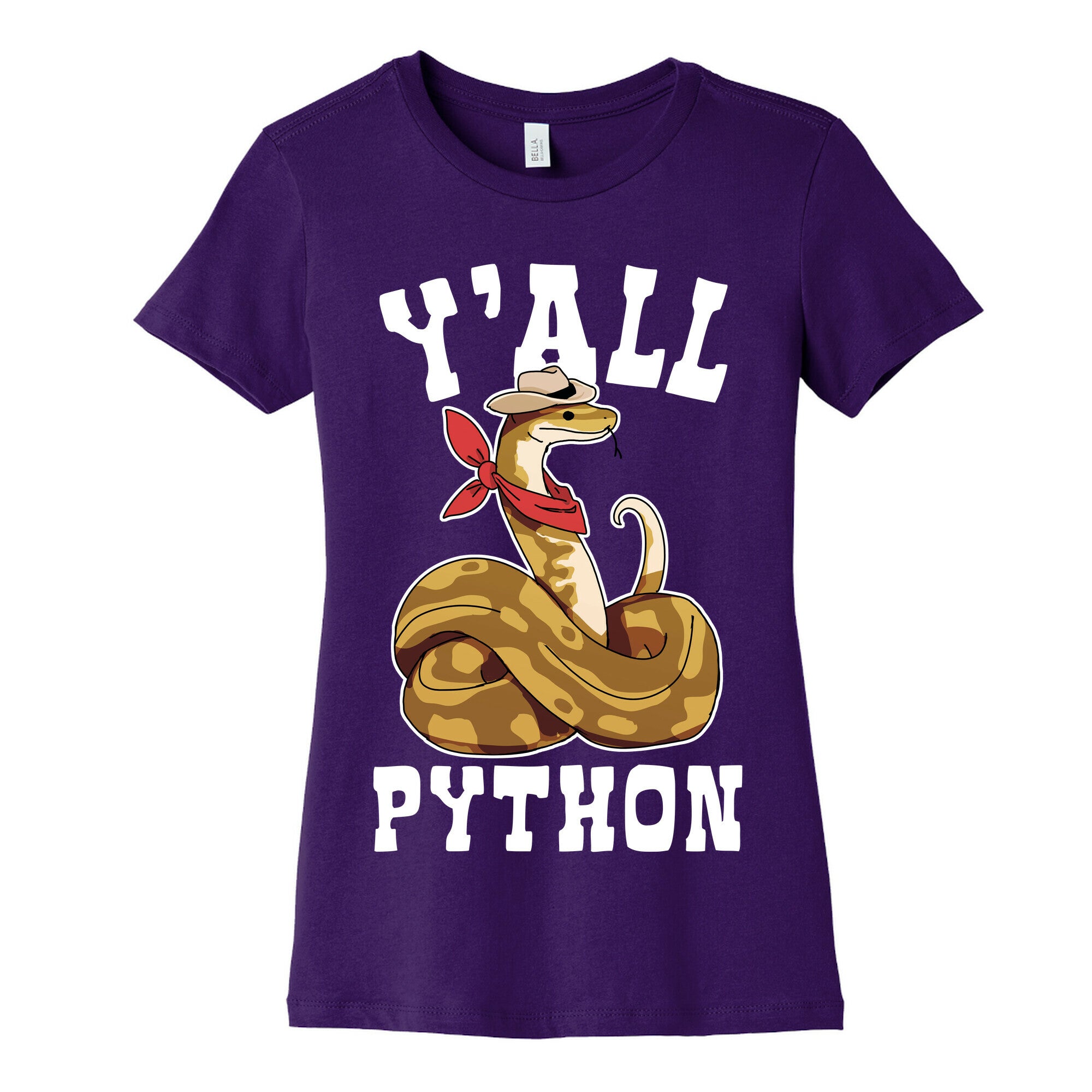 Y'all Python Women's Cotton Tee