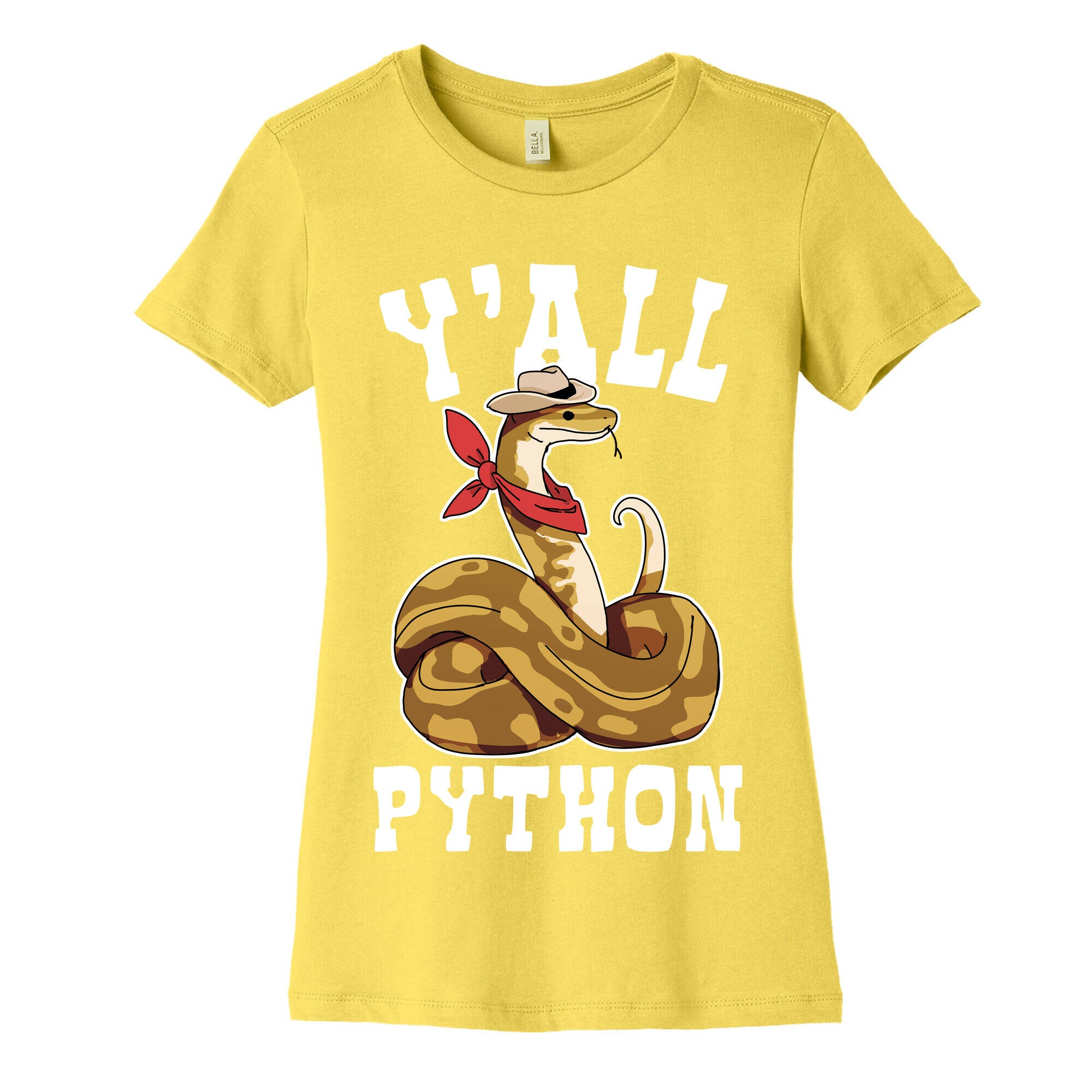 Y'all Python Women's Cotton Tee