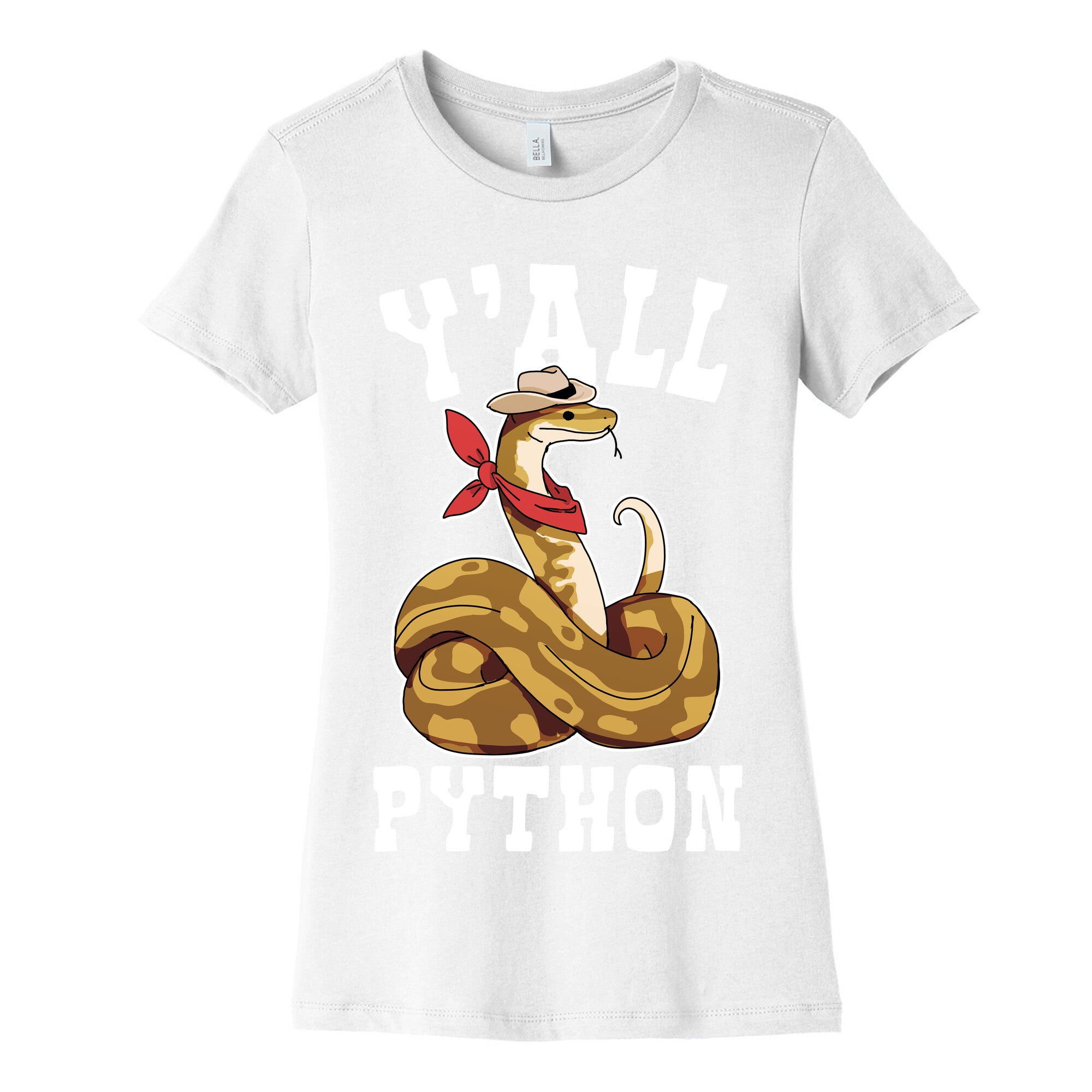 Y'all Python Women's Cotton Tee