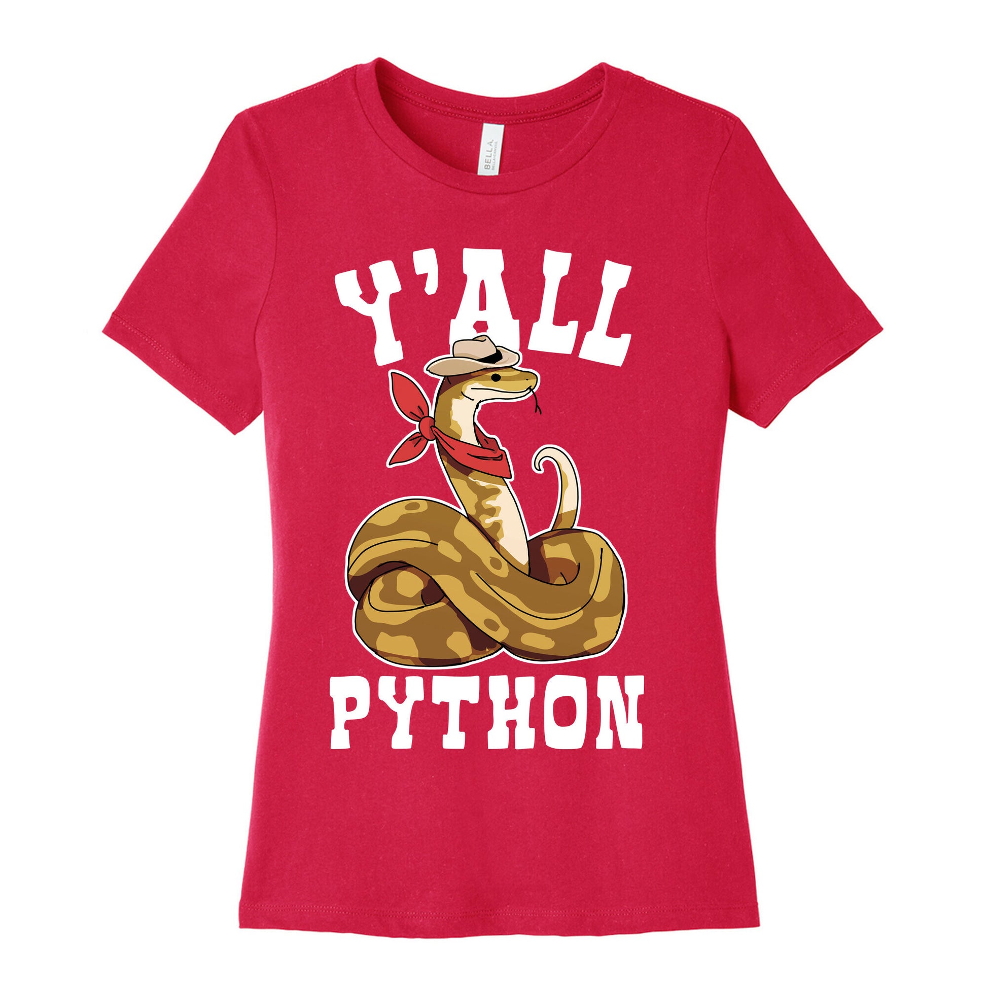 Y'all Python Women's Cotton Tee