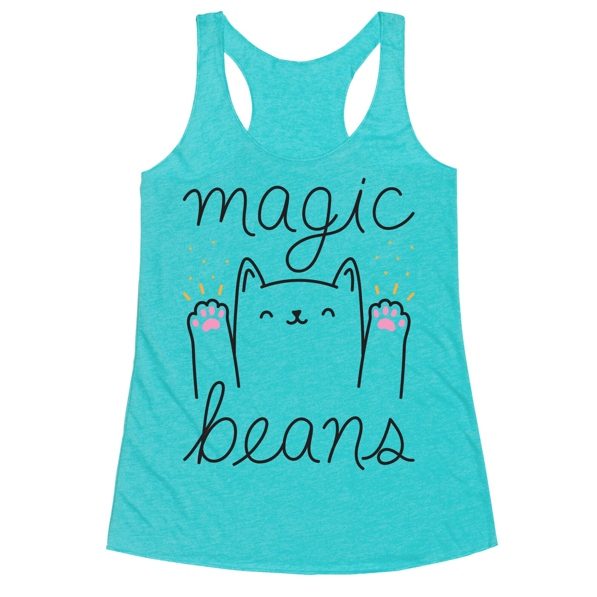 Magic Beans Cat Racerback Tank