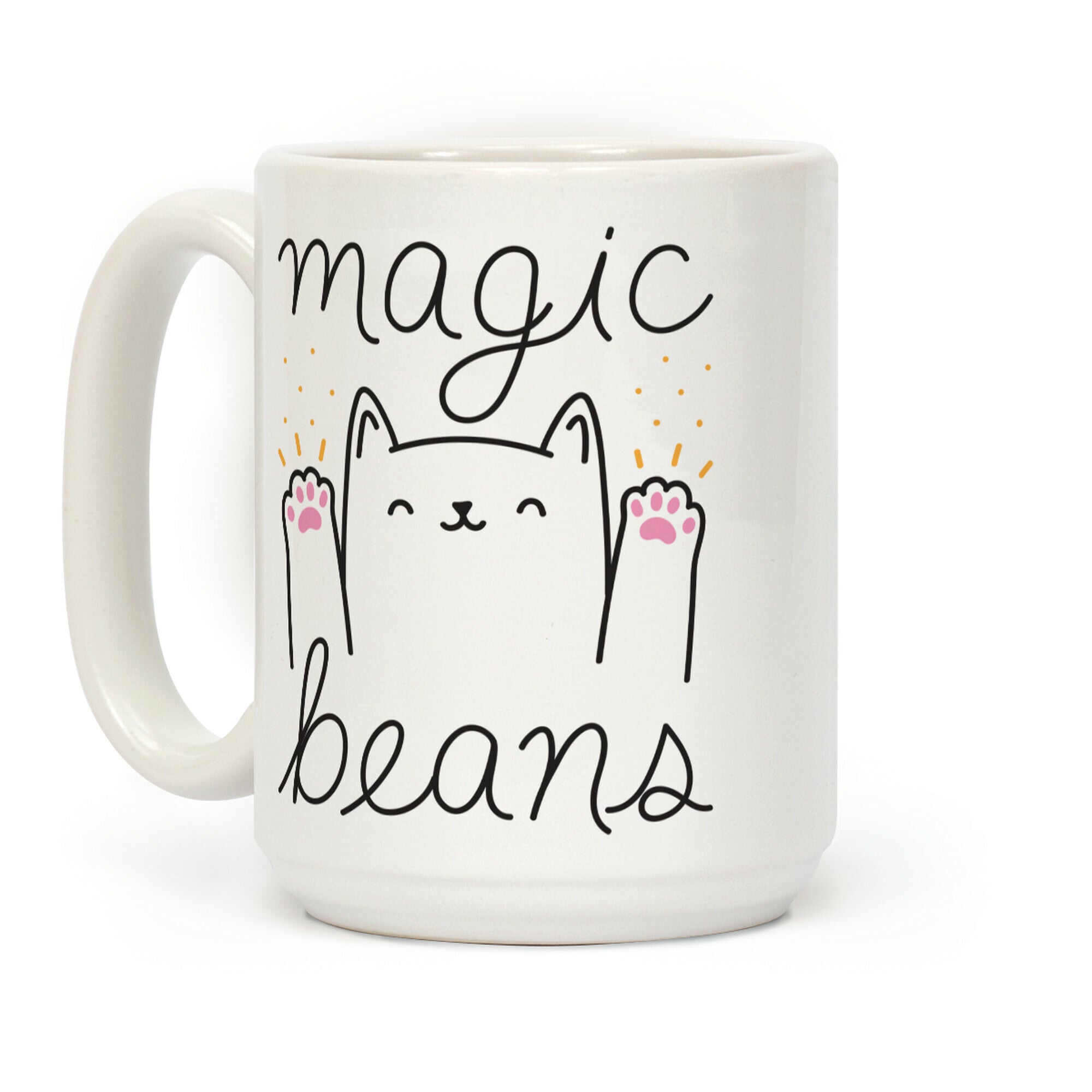 Magic Beans Cat Coffee Mug