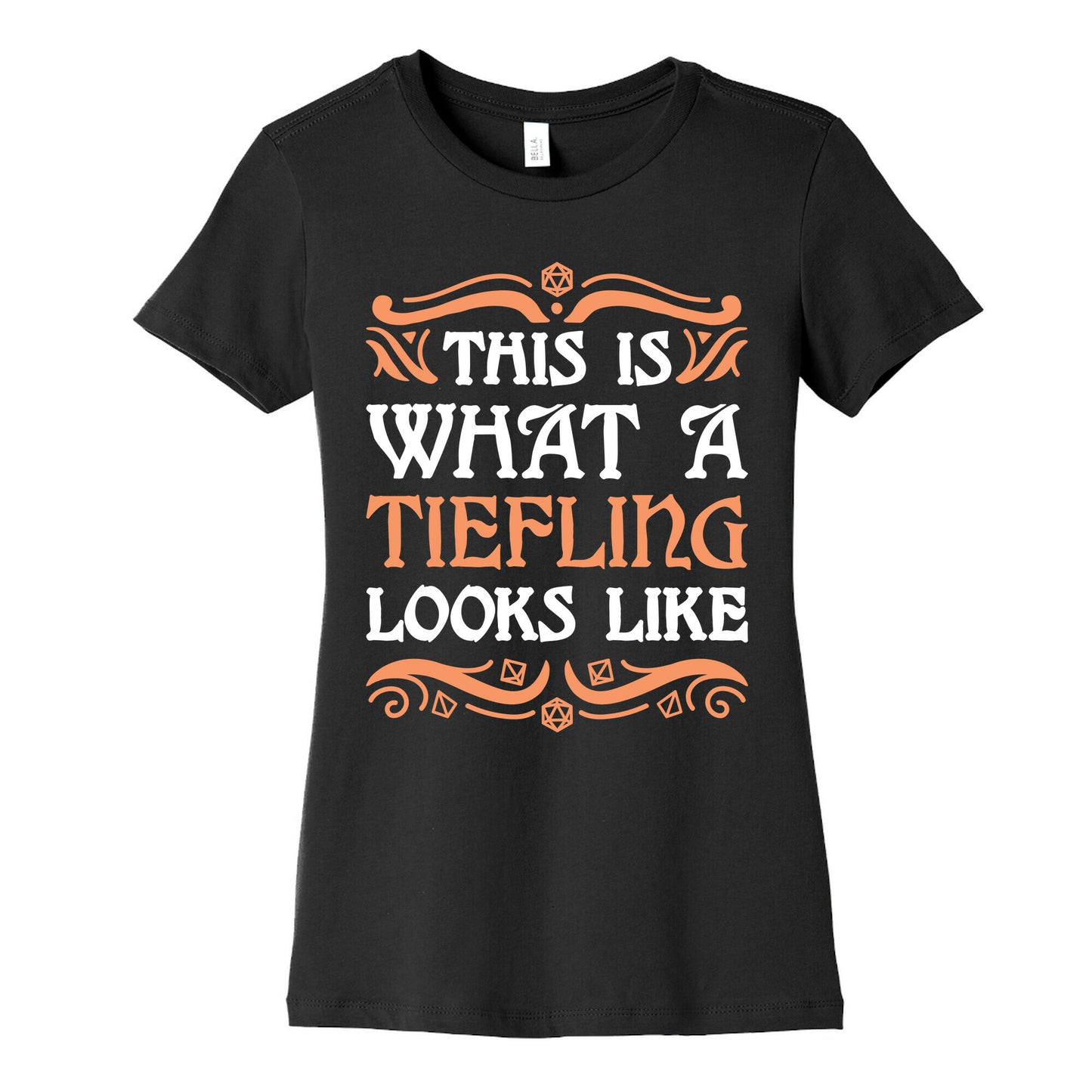 This Is What A Tiefling Looks Like Women's Cotton Tee