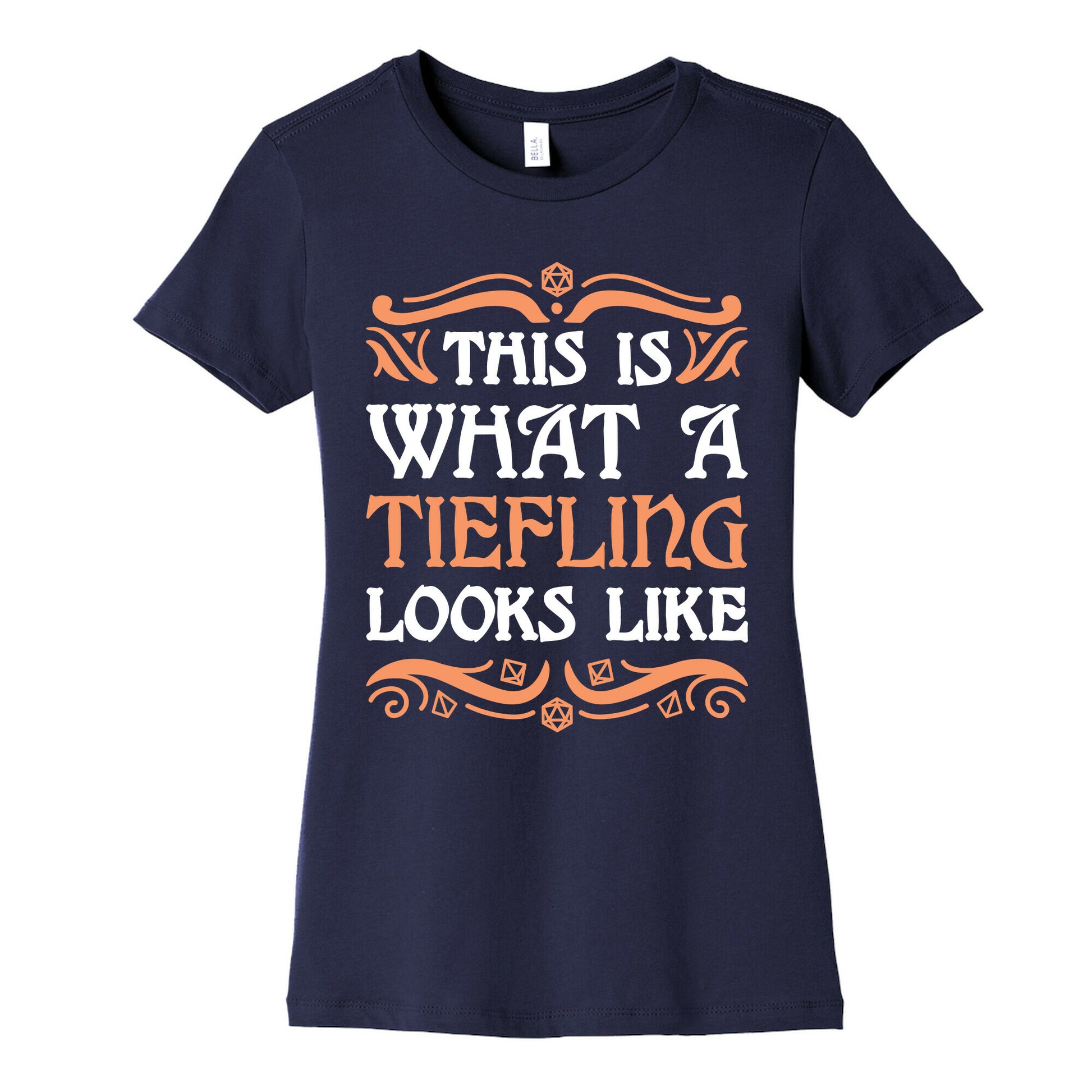 This Is What A Tiefling Looks Like Women's Cotton Tee