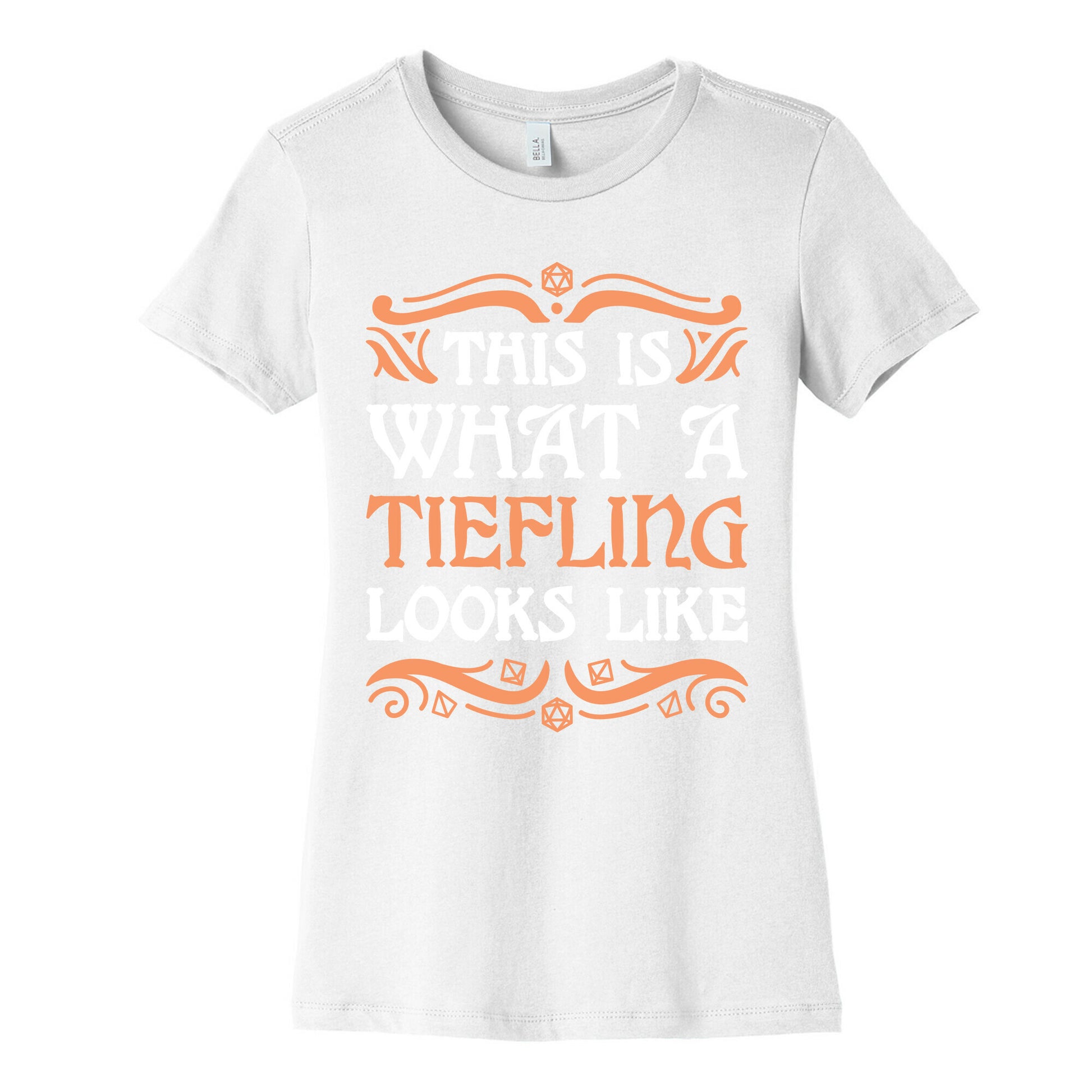 This Is What A Tiefling Looks Like Women's Cotton Tee
