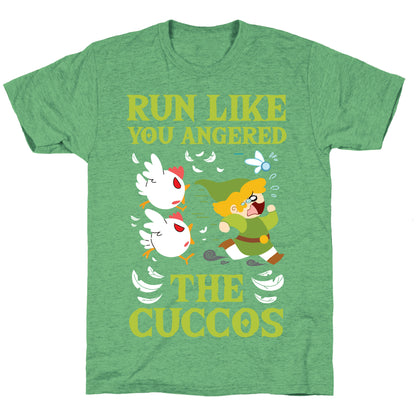 Run Like You Angered The Cuccos Unisex Triblend Tee