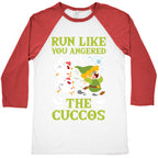 Run Like You Angered The Cuccos Baseball Tee