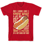 I Just Want A Picture of a Got Dang Hot dog!  T-Shirt