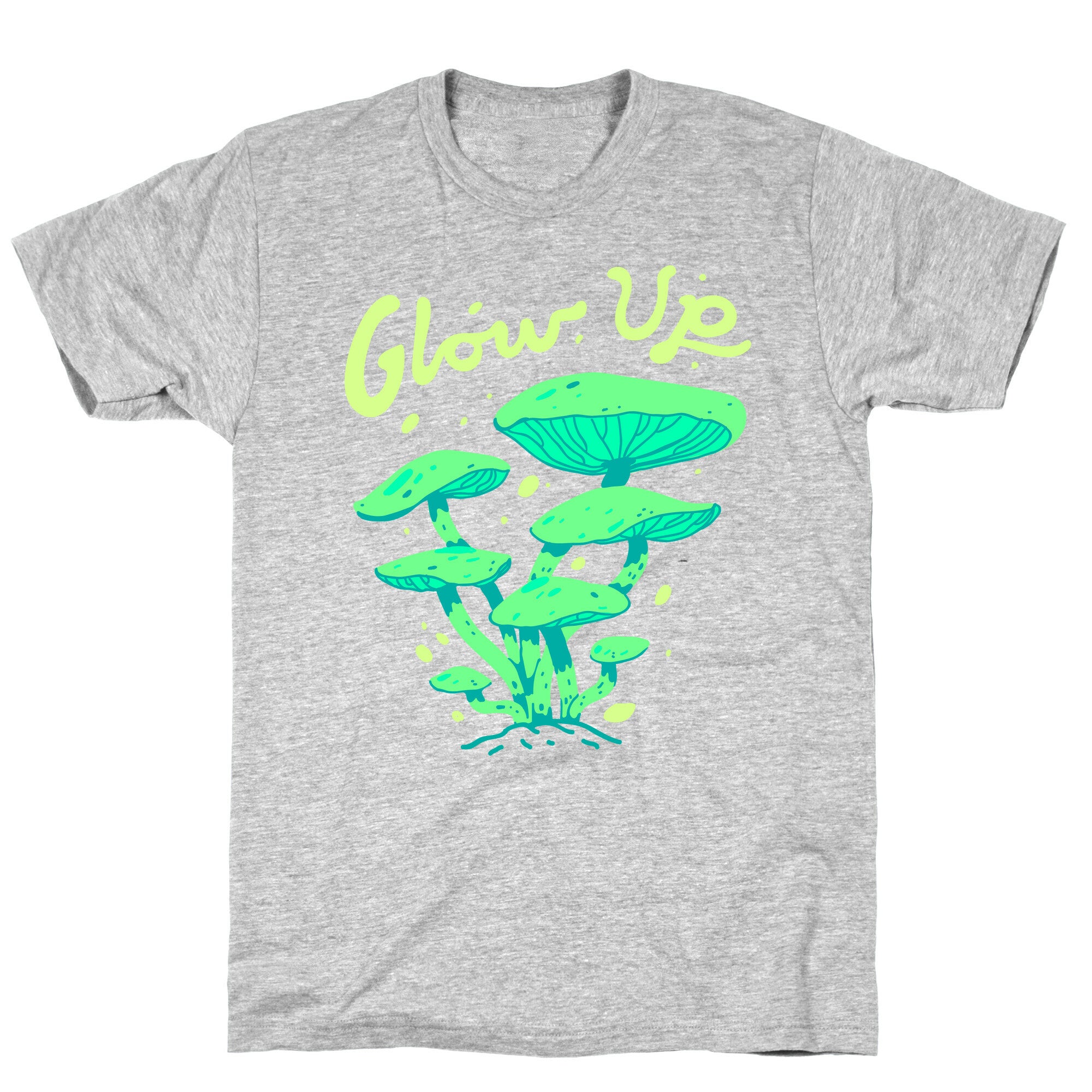 Glow up Bioluminescent Mushrooms T-Shirt