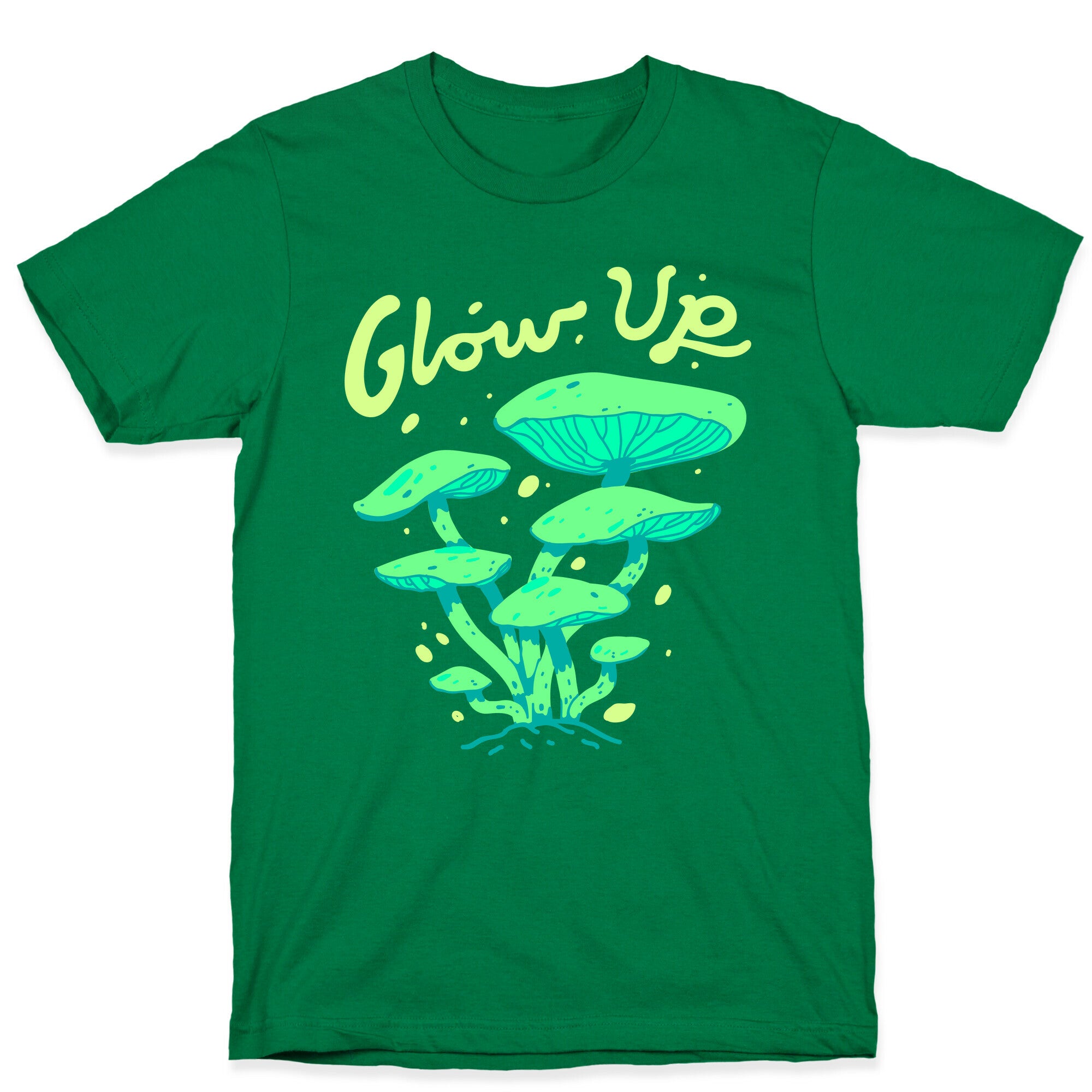 Glow up Bioluminescent Mushrooms T-Shirt