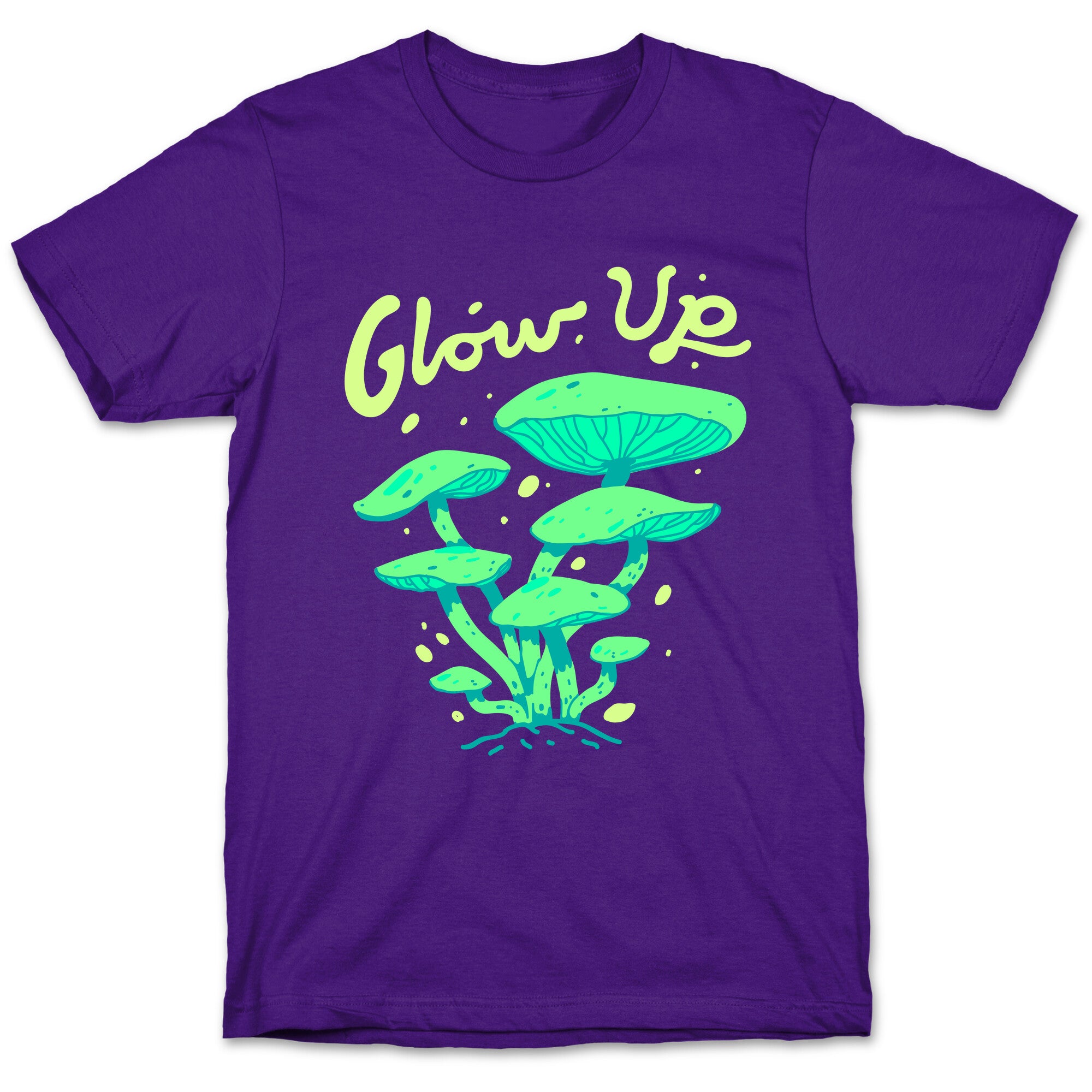 Glow up Bioluminescent Mushrooms T-Shirt