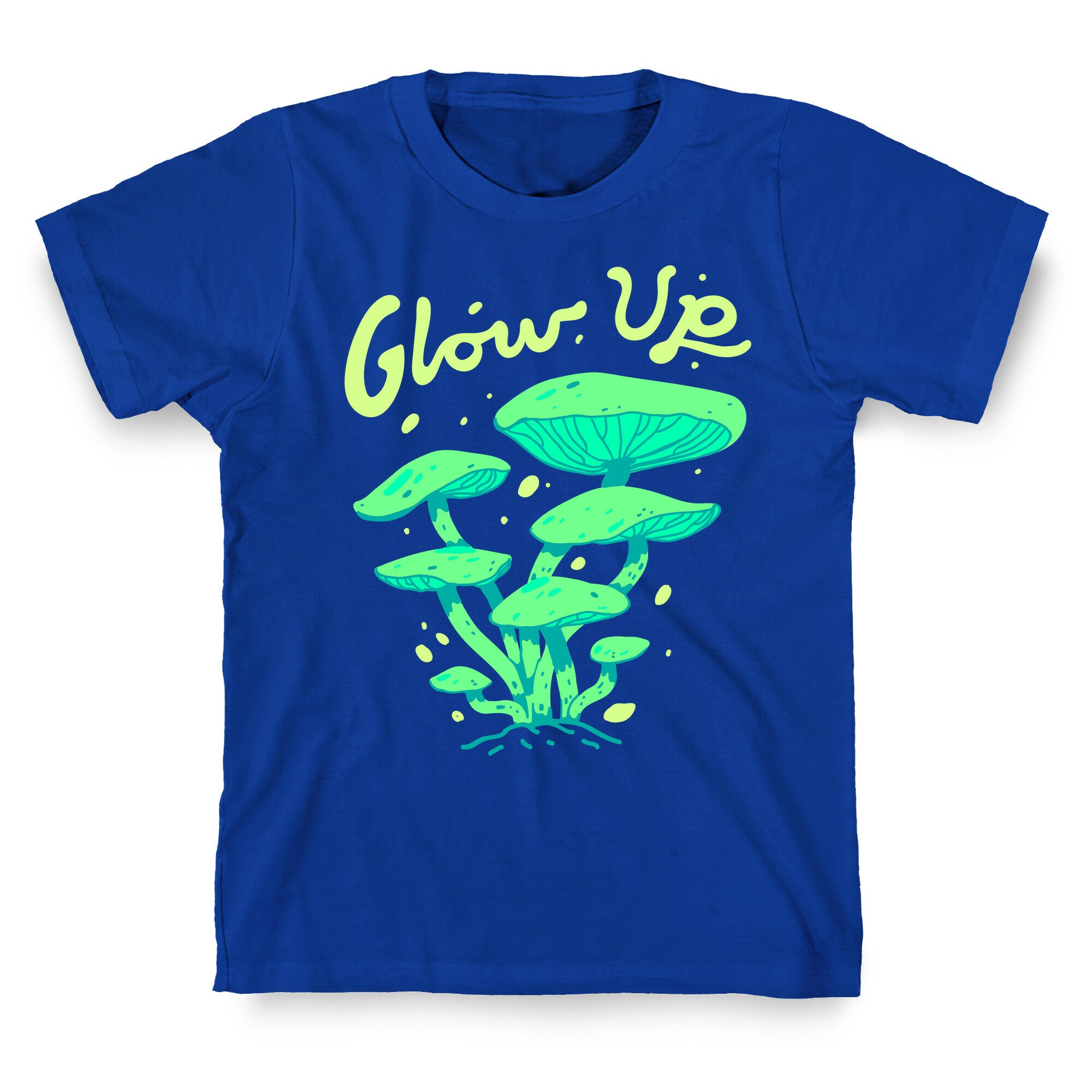Glow up Bioluminescent Mushrooms T-Shirt