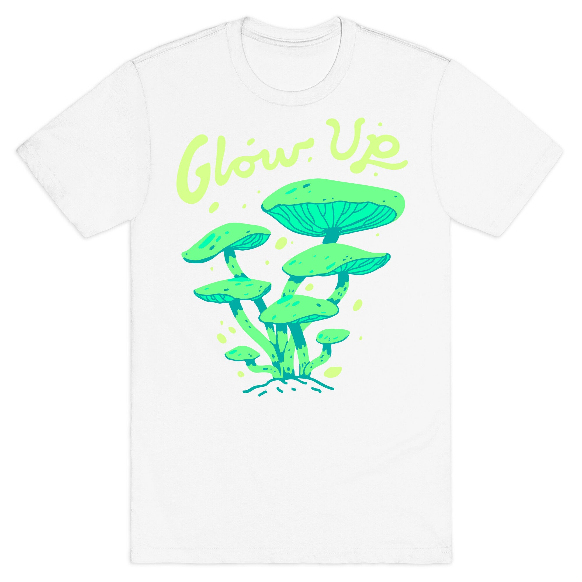 Glow up Bioluminescent Mushrooms T-Shirt