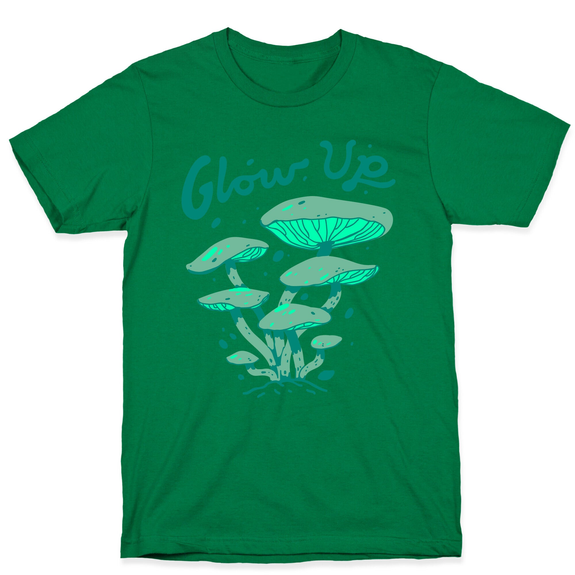 Glow up Bioluminescent Mushrooms T-Shirt
