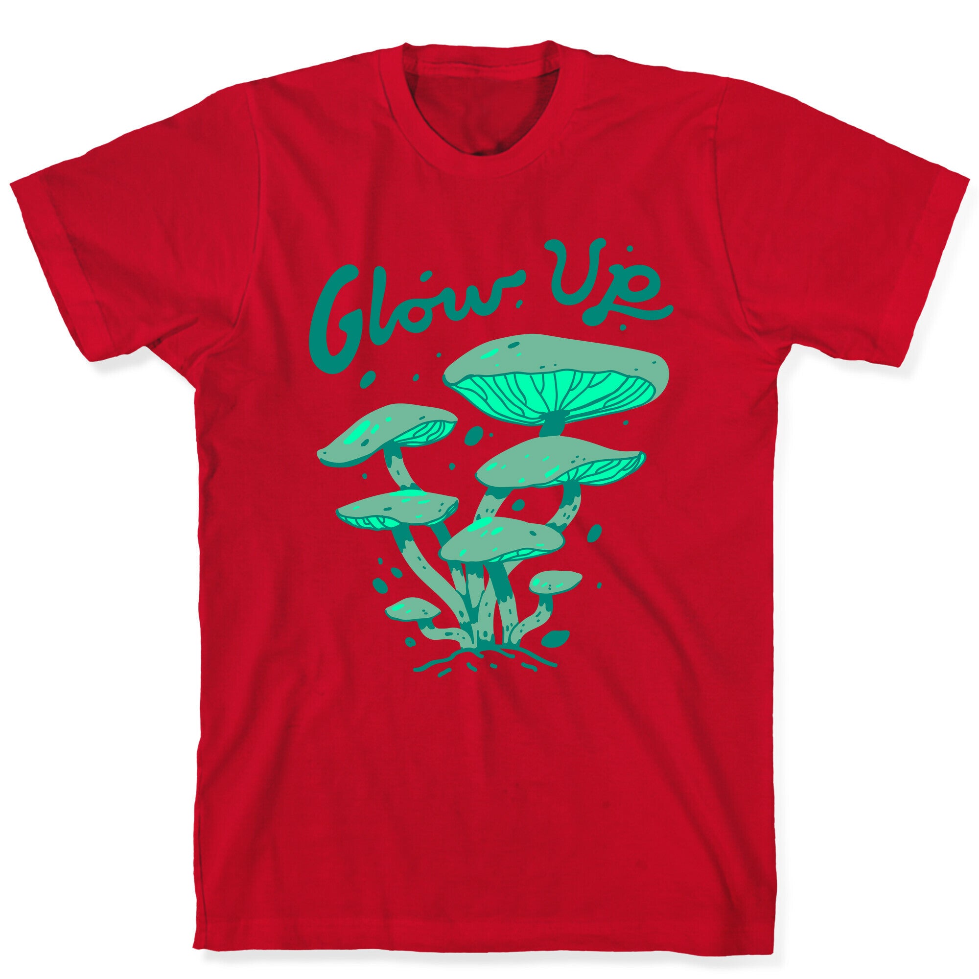 Glow up Bioluminescent Mushrooms T-Shirt