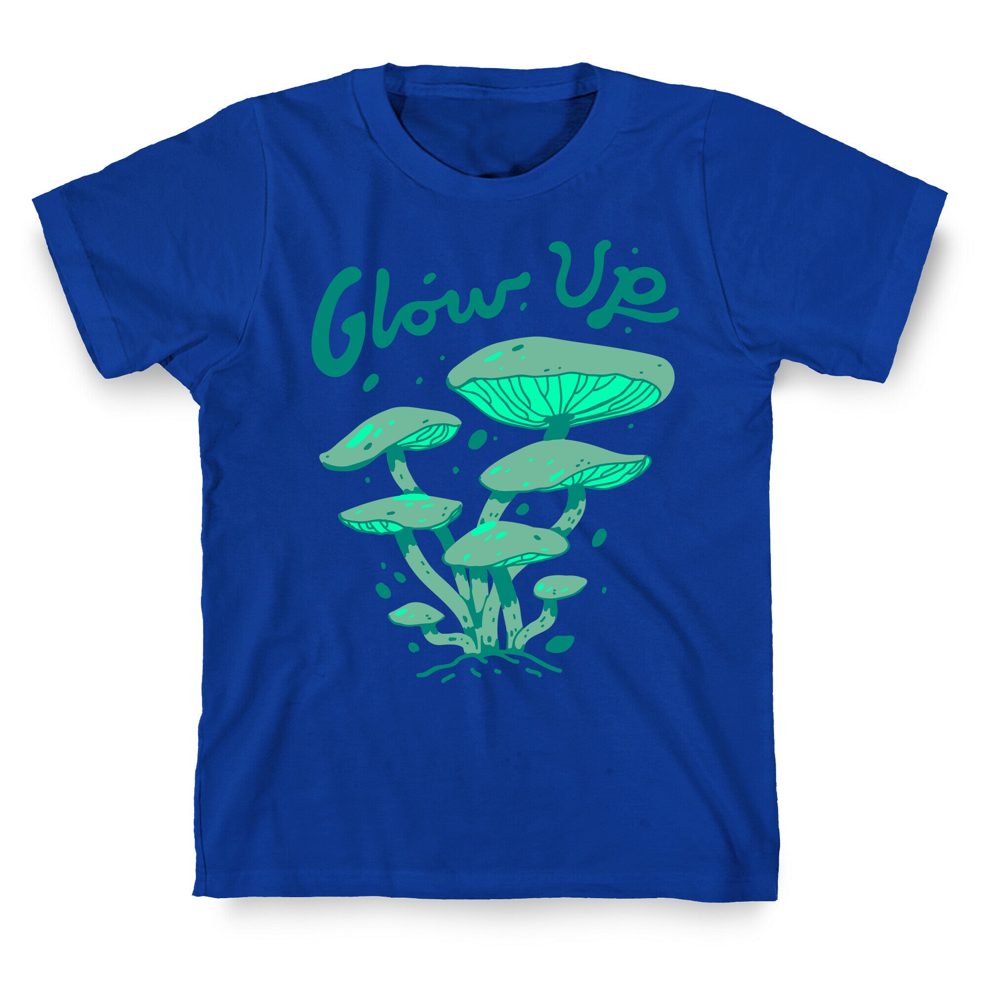 Glow up Bioluminescent Mushrooms T-Shirt