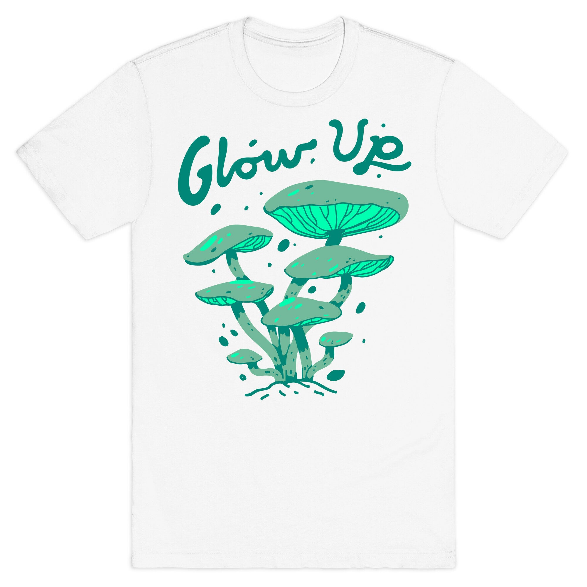 Glow up Bioluminescent Mushrooms T-Shirt