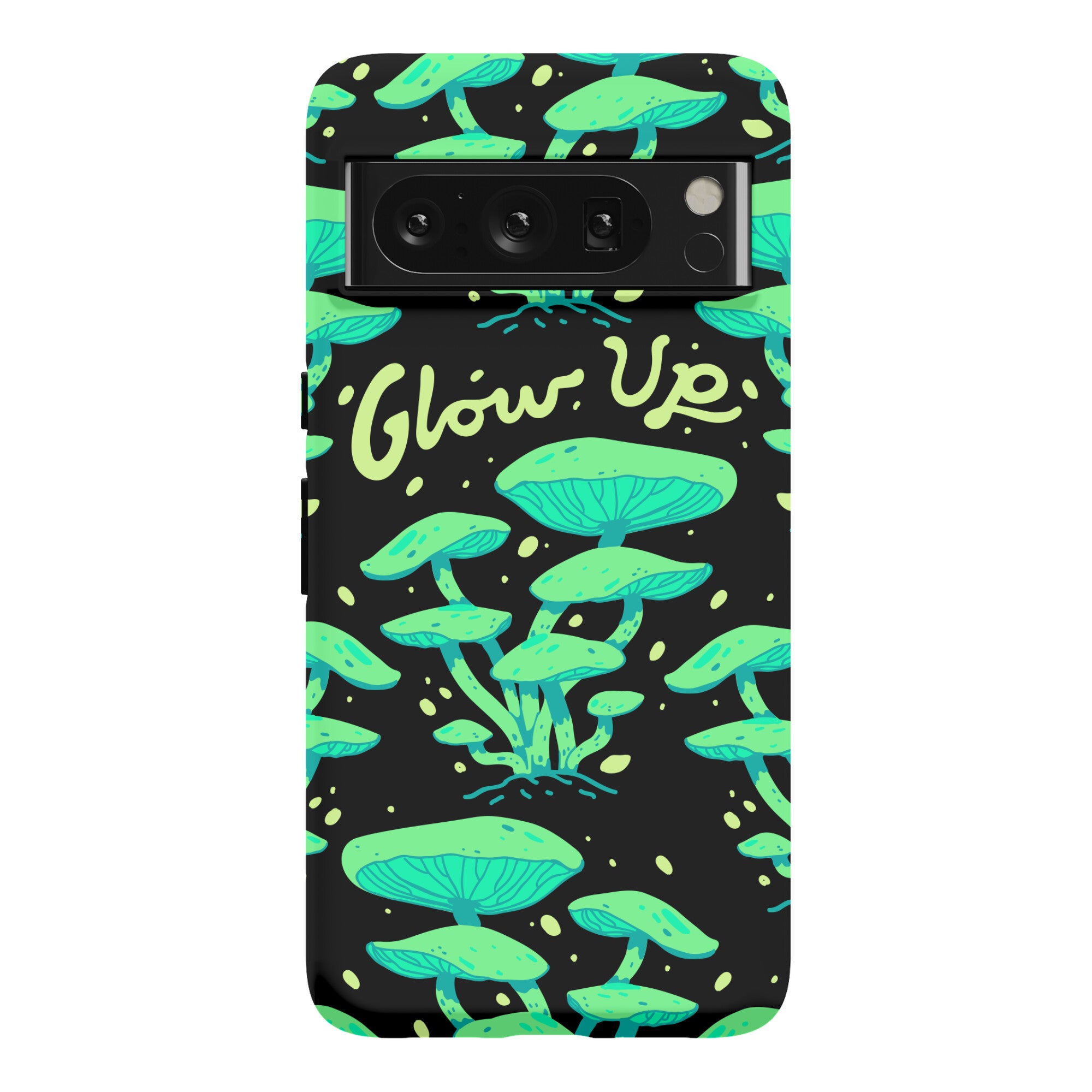 Glow up Bioluminescent Mushrooms Phone Case