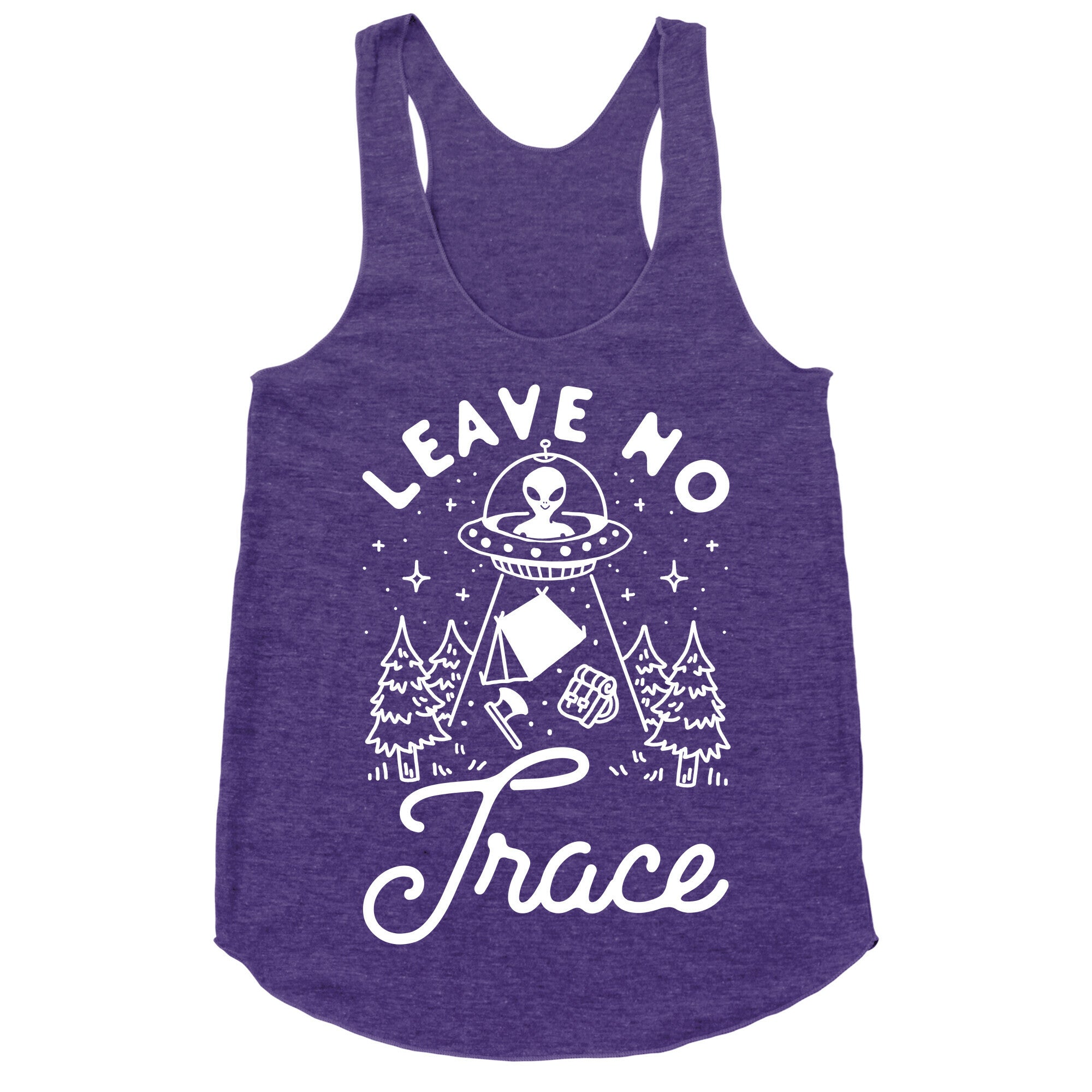 Leave No Trace Camping UFO Racerback Tank
