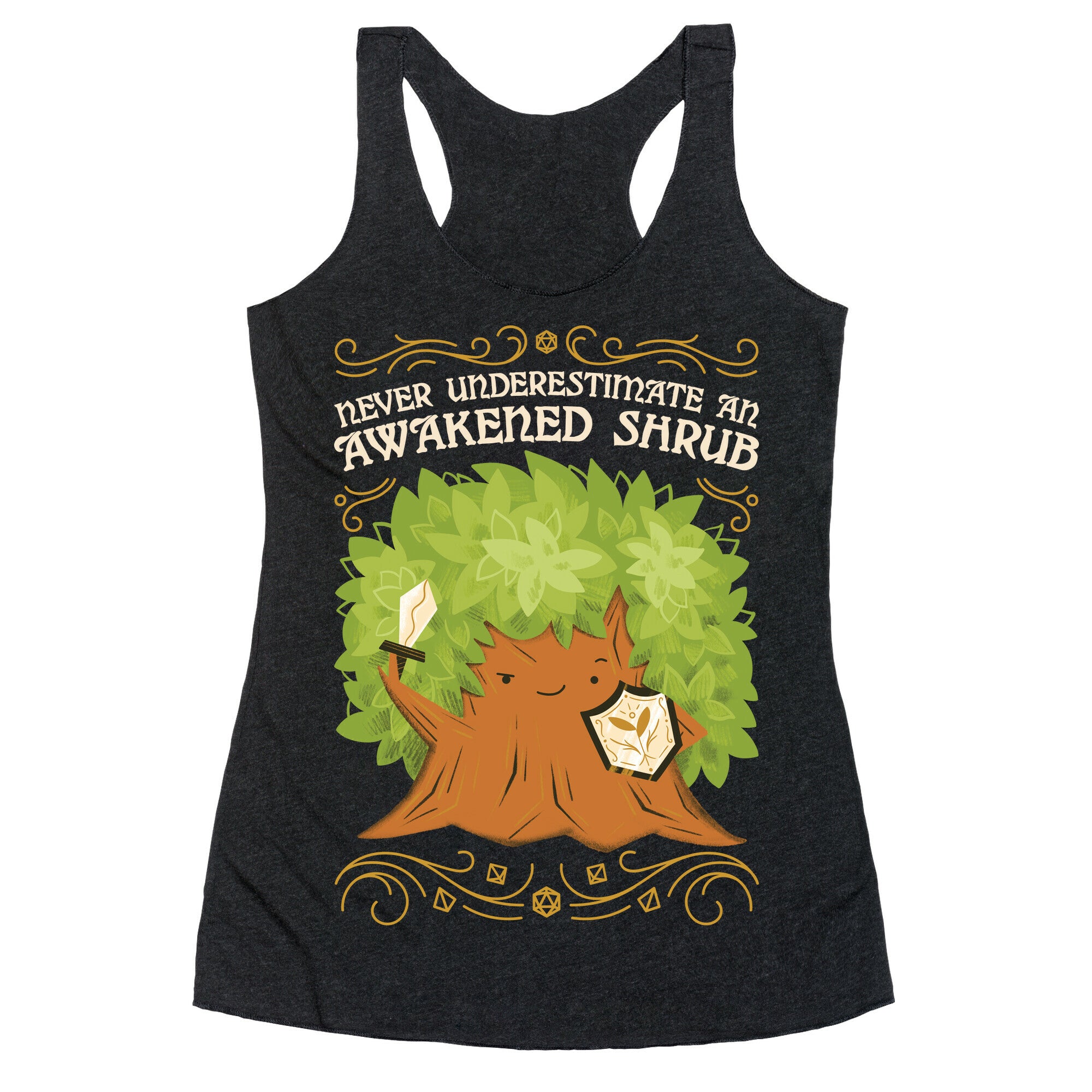 Awakened Shrub Racerback Tank