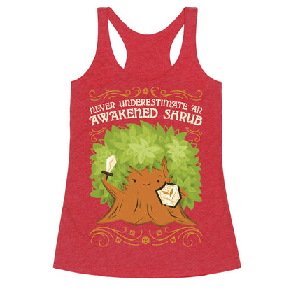 Awakened Shrub Racerback Tank