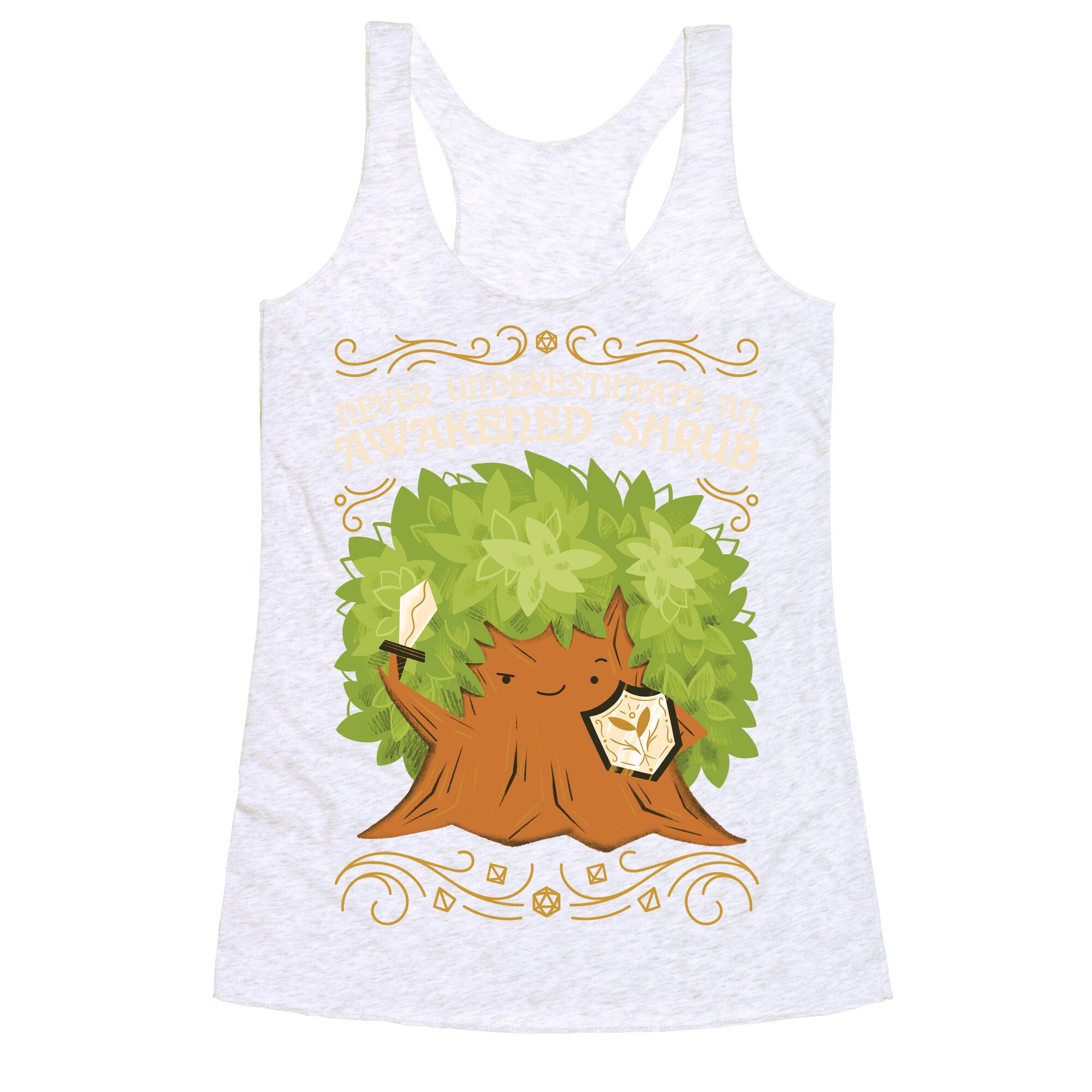 Awakened Shrub Racerback Tank