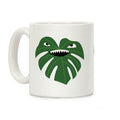 Monstera Leaf Monster Coffee Mug