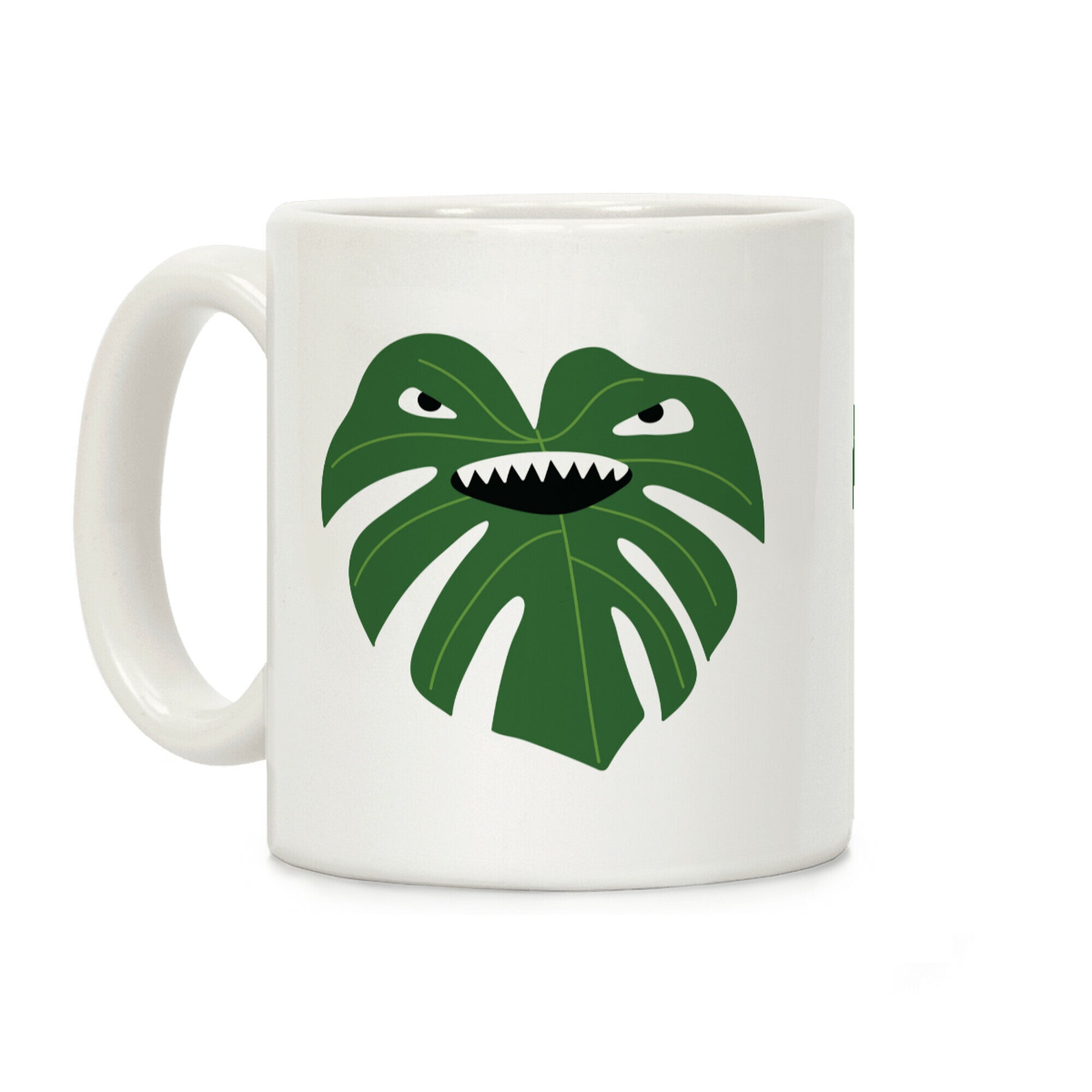 Monstera Leaf Monster Coffee Mug