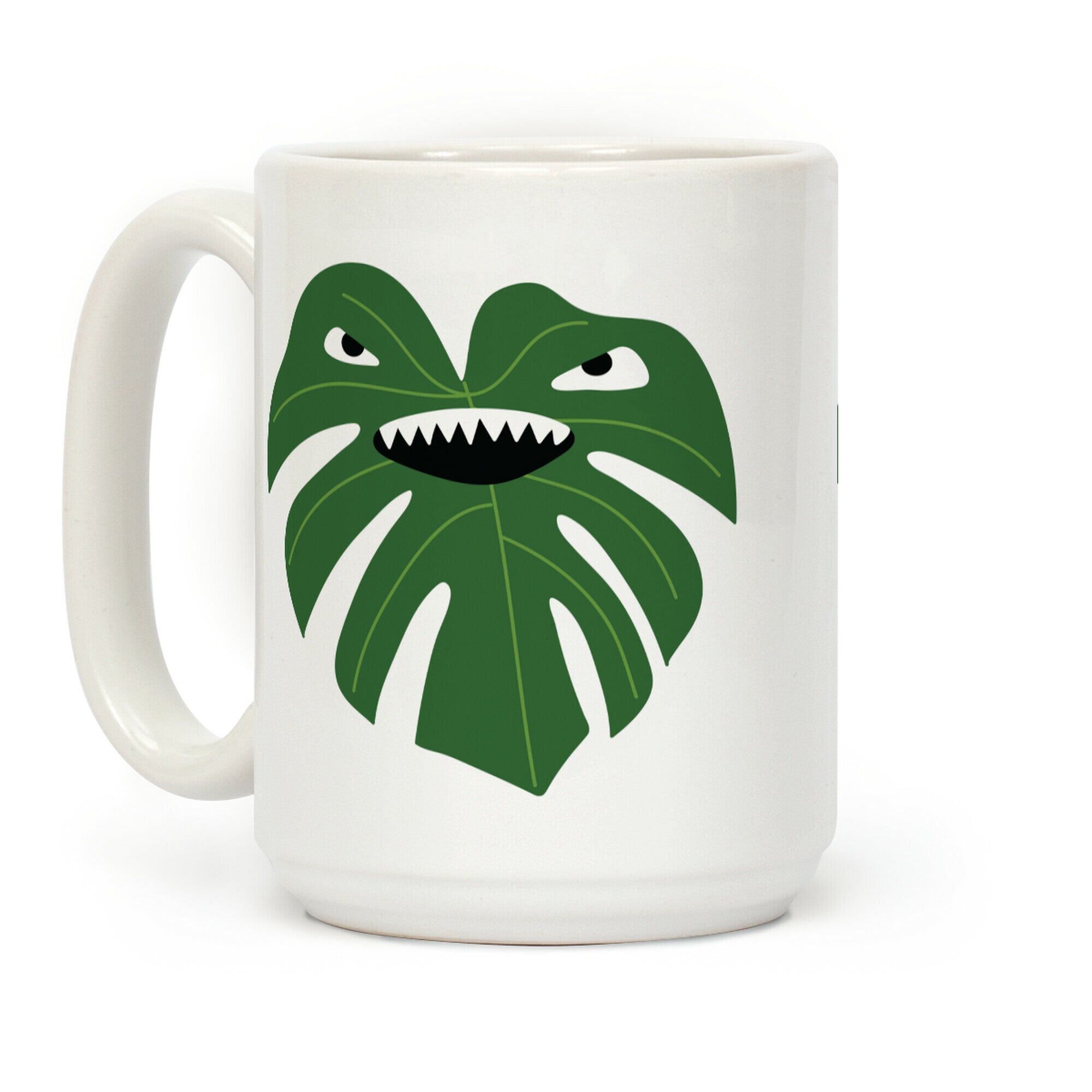 Monstera Leaf Monster Coffee Mug