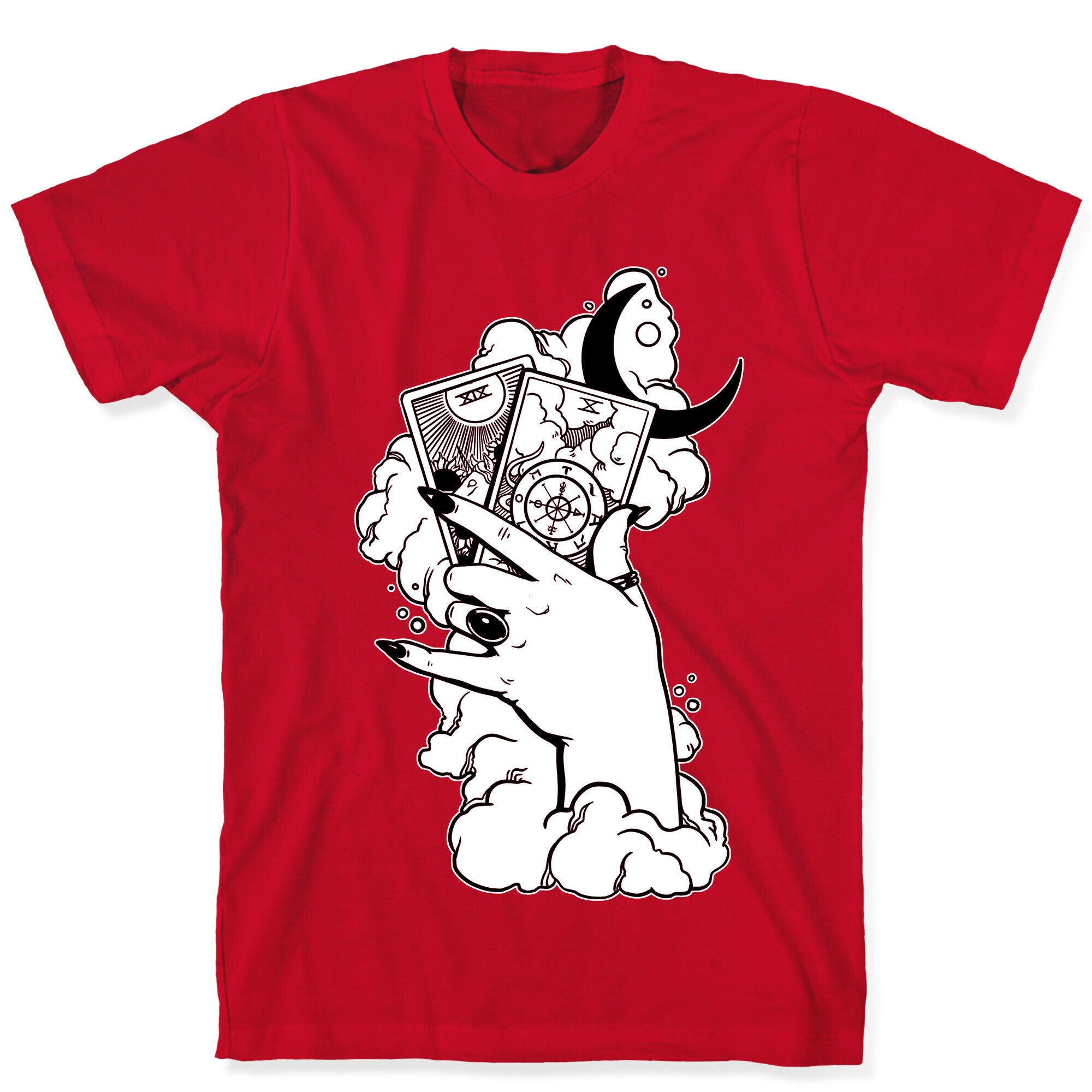 Hand Holding Tarot Cards T-Shirt