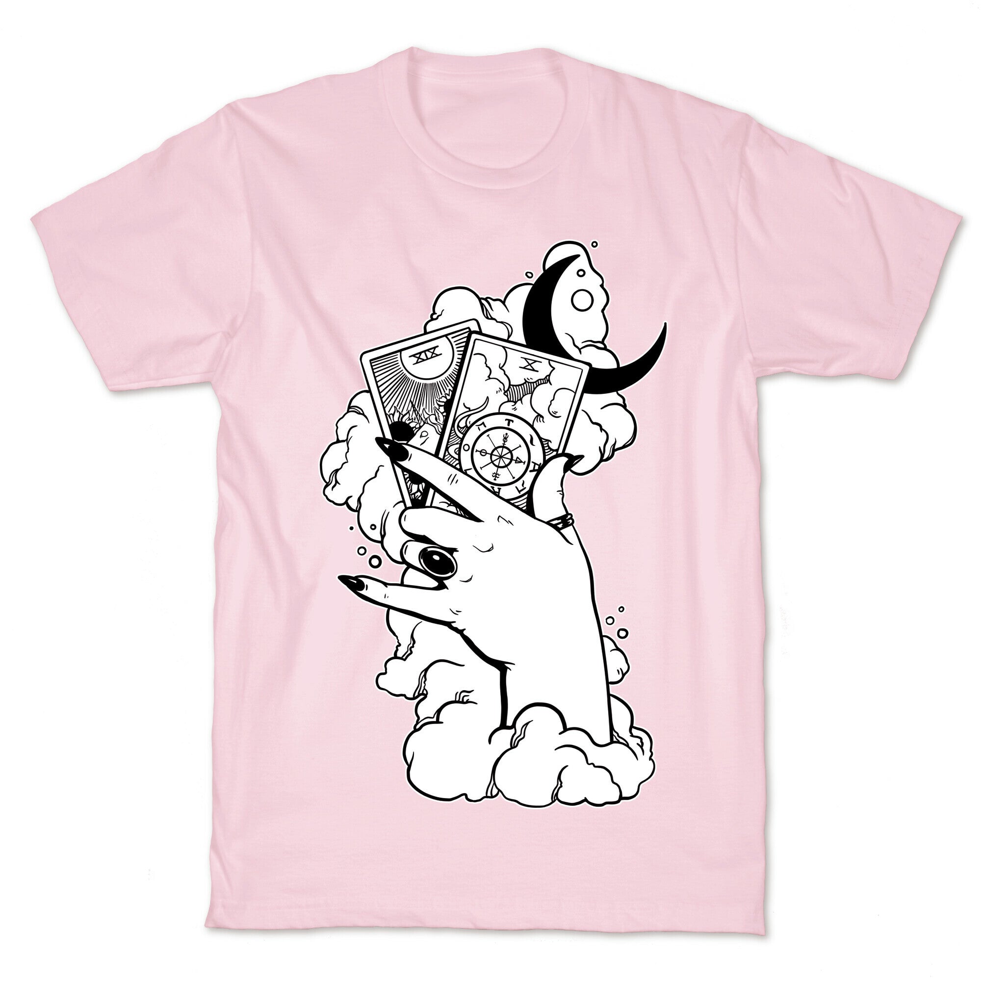 Hand Holding Tarot Cards T-Shirt
