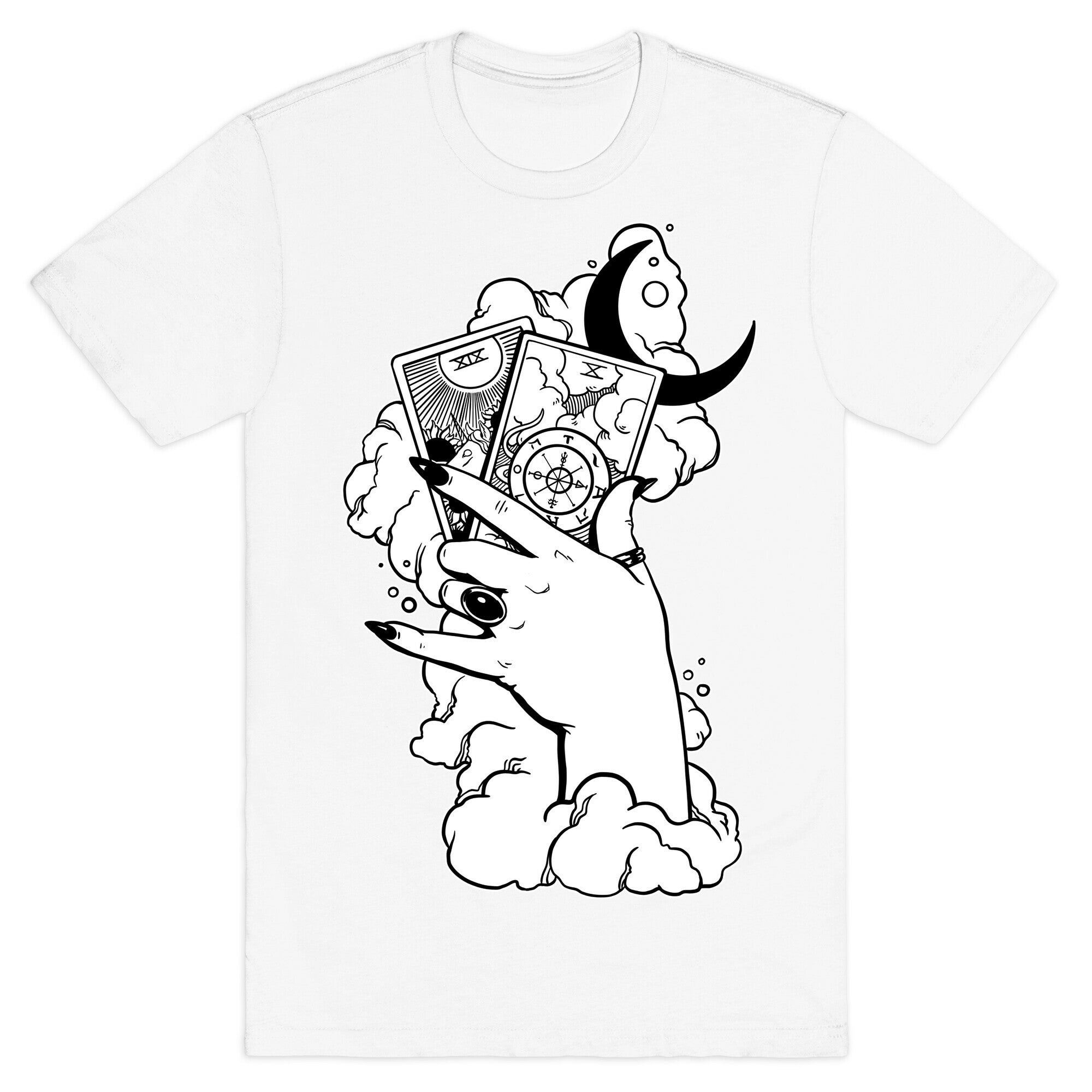 Hand Holding Tarot Cards T-Shirt