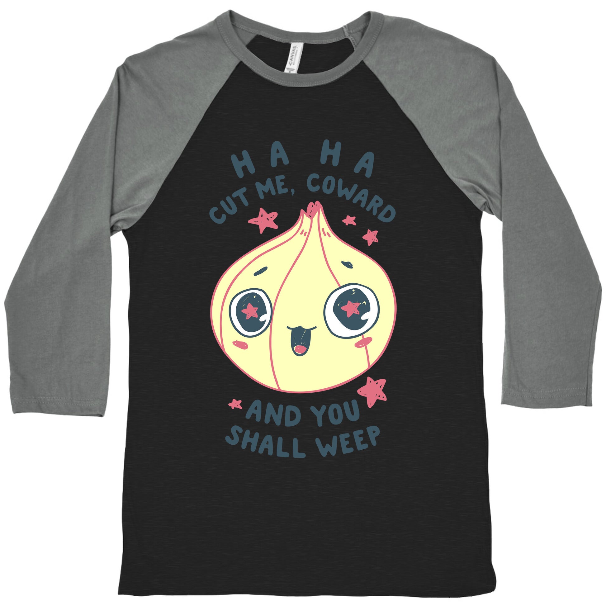 Cut Me Coward (Onion) Baseball Tee