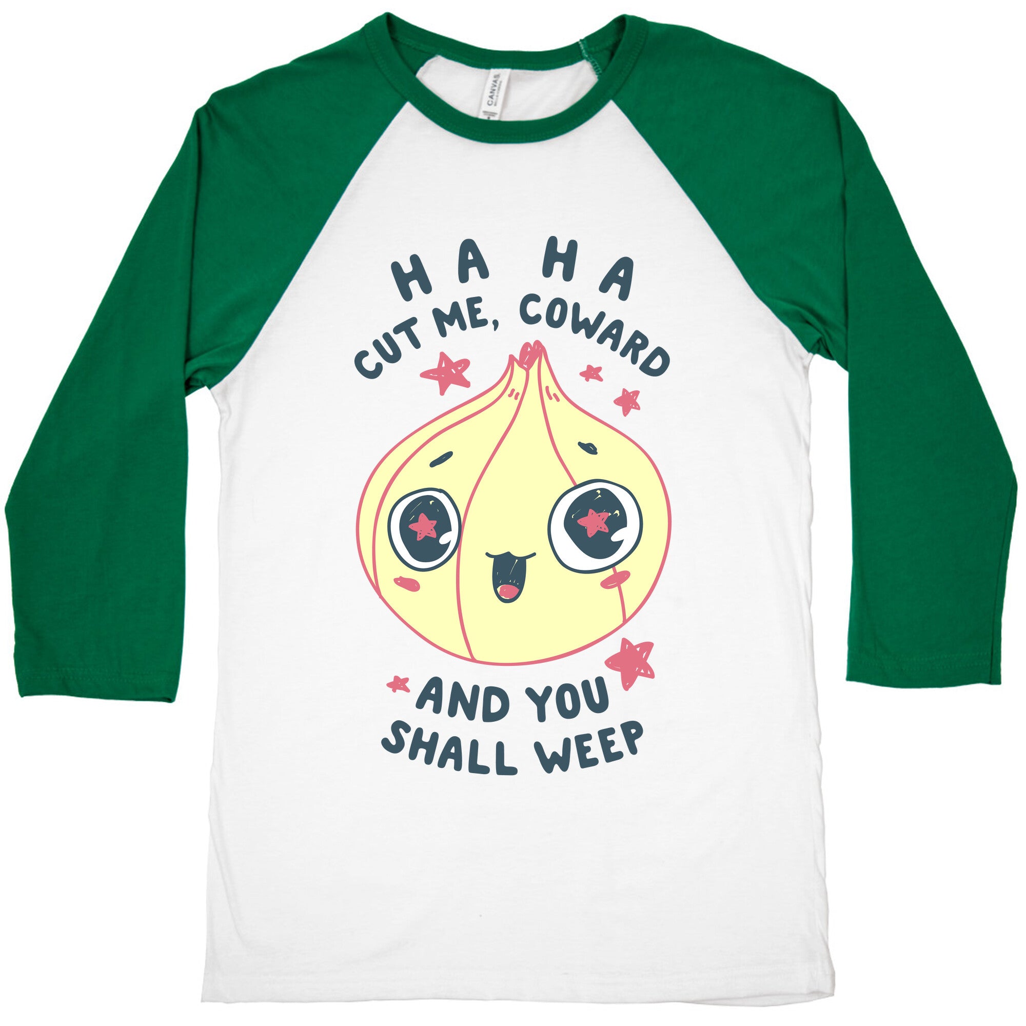 Cut Me Coward (Onion) Baseball Tee