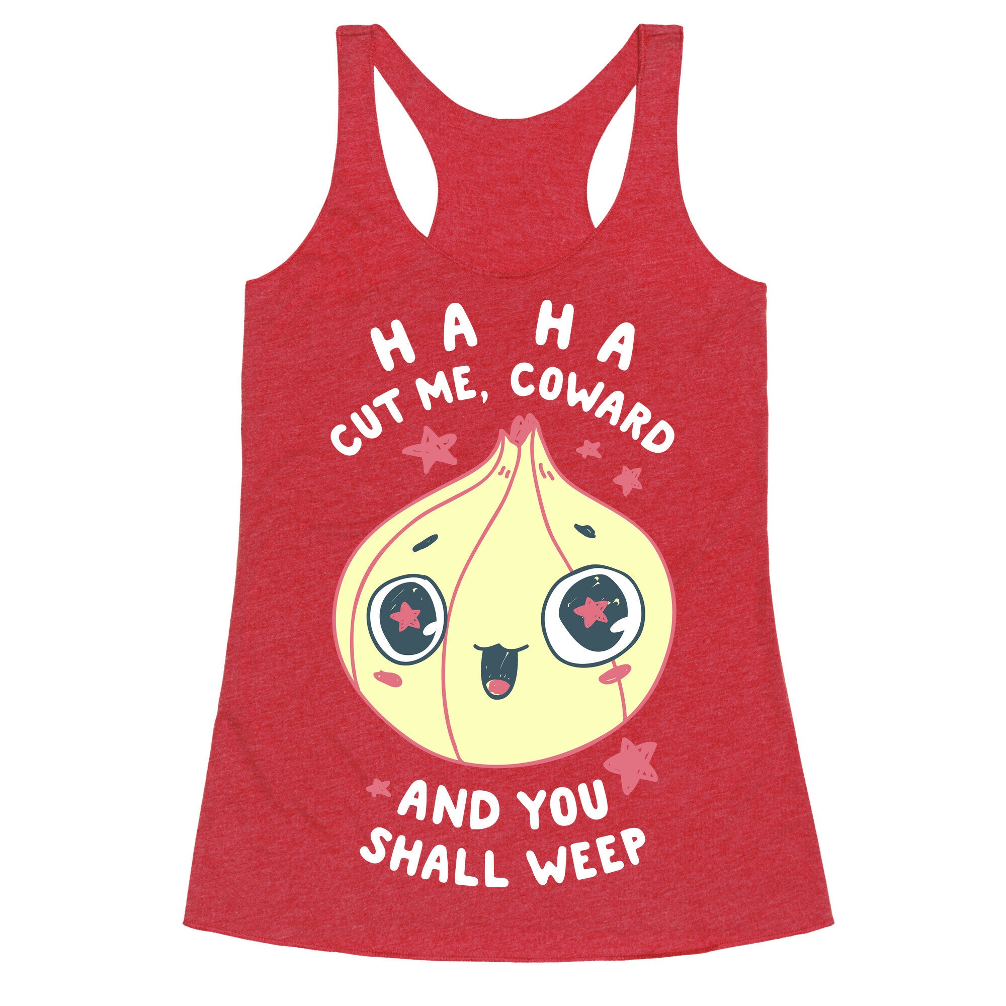 Cut Me Coward (Onion) Racerback Tank