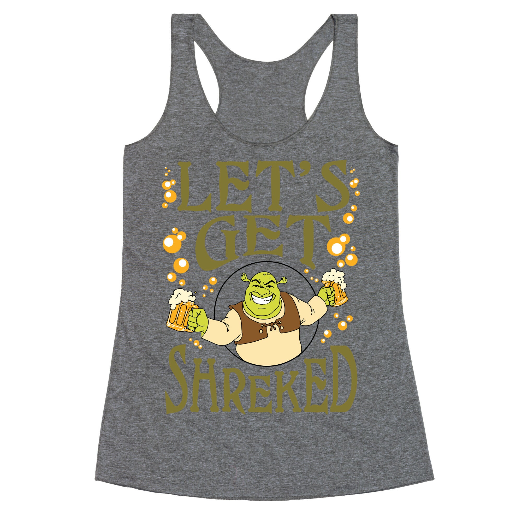 Let's Get Shreked Racerback Tank