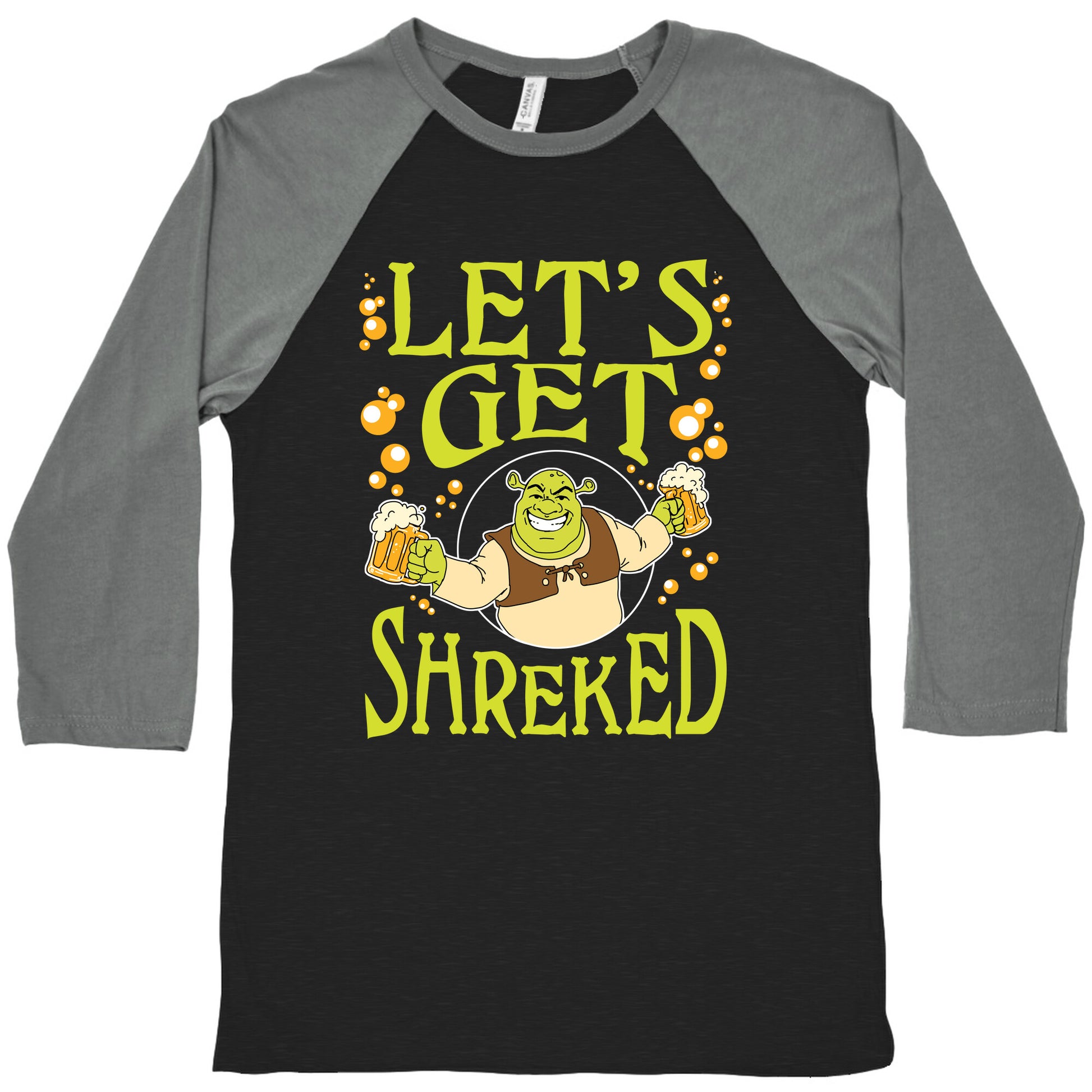 Let's Get Shreked Baseball Tee