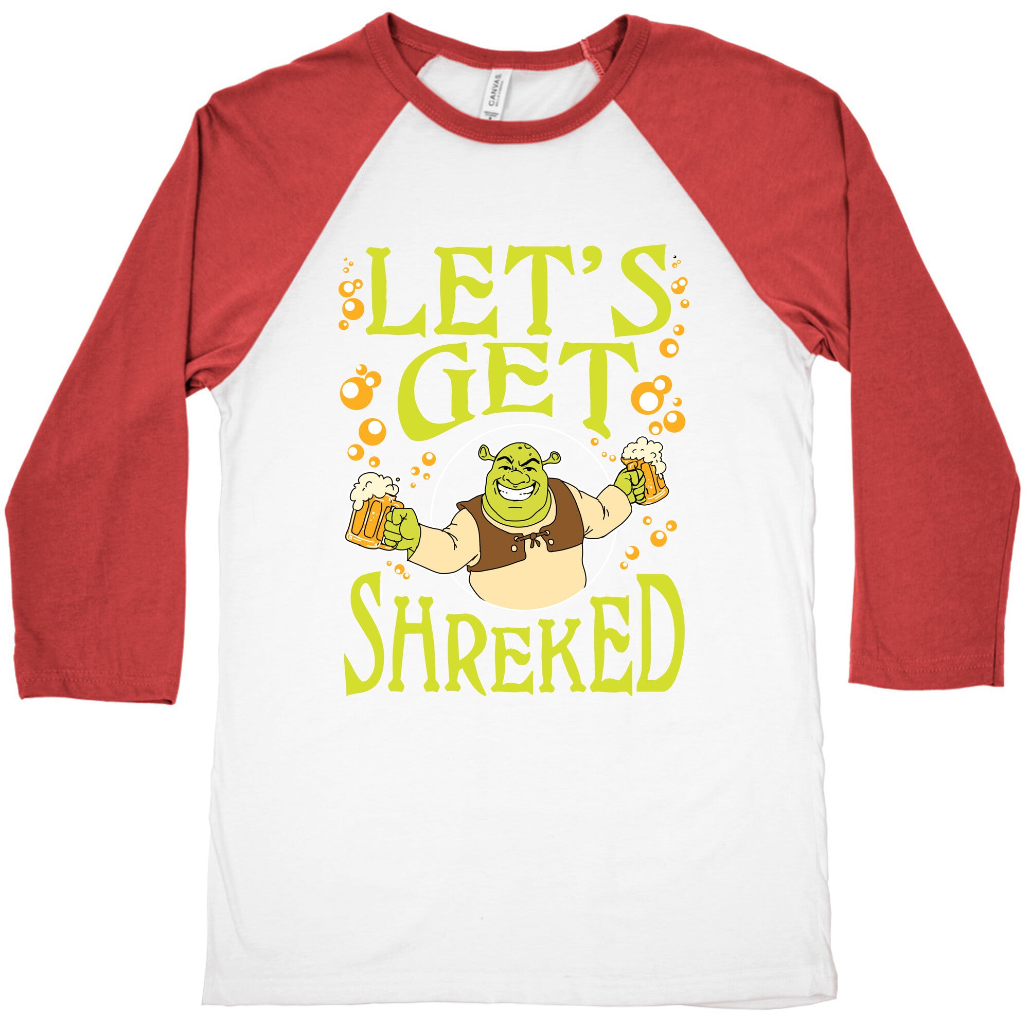 Let's Get Shreked Baseball Tee