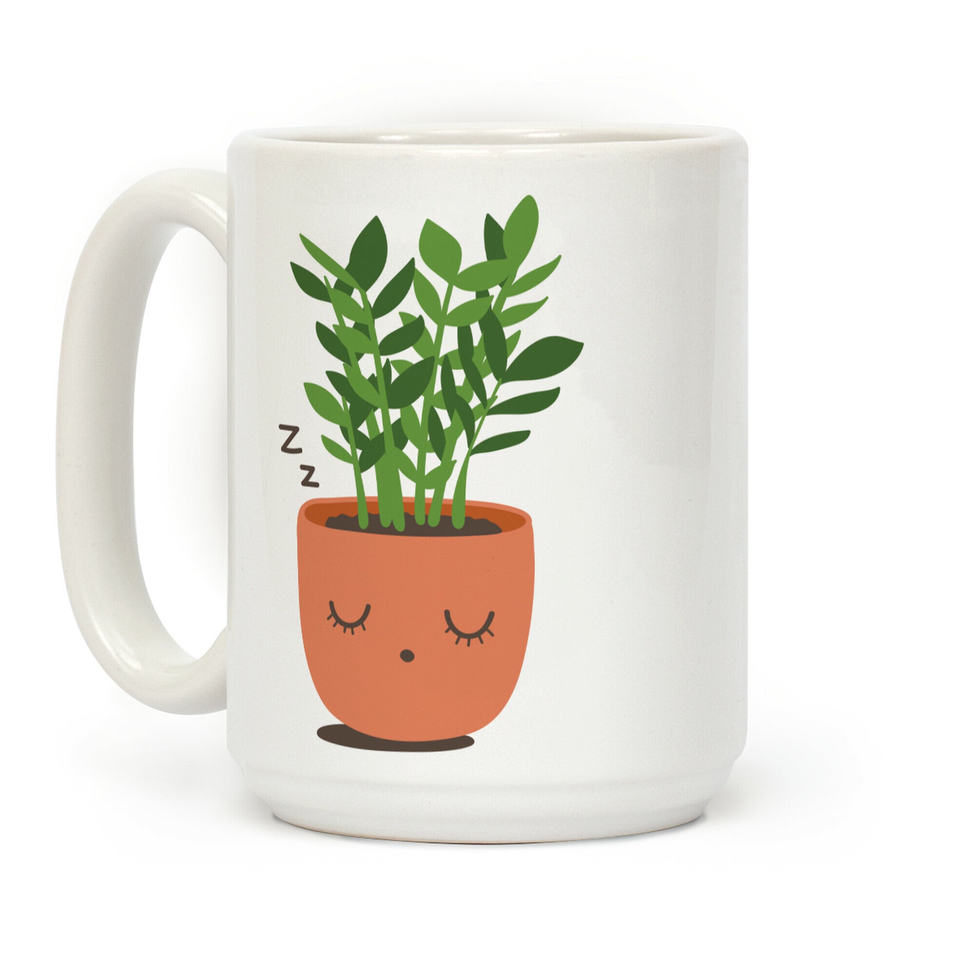 Sleepy ZZ Plant Coffee Mug