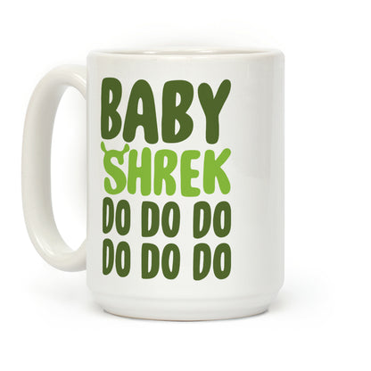 Baby Shrek Do Do Do Baby Shark Parody Coffee Mug