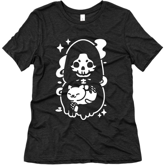 Death and Kitty Women's Triblend Tee