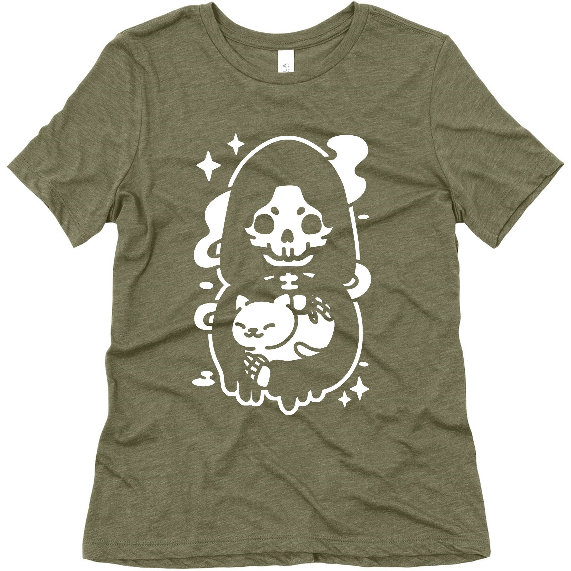 Death and Kitty Women's Triblend Tee