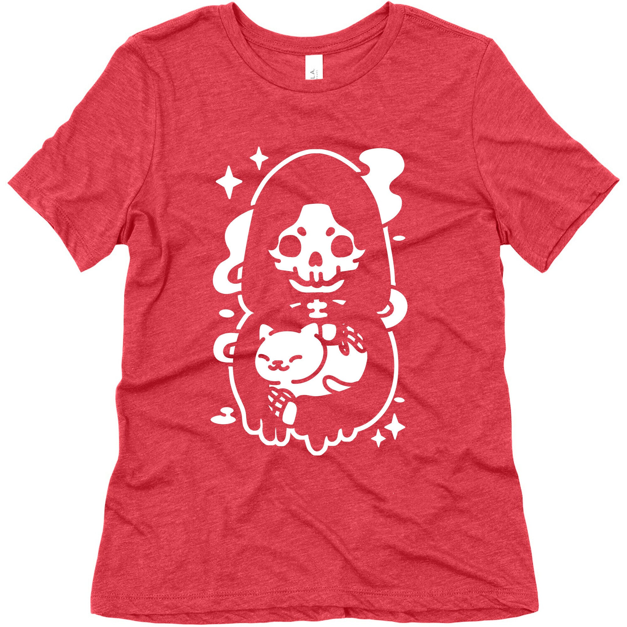 Death and Kitty Women's Triblend Tee
