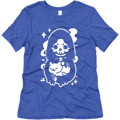Death and Kitty Women's Triblend Tee