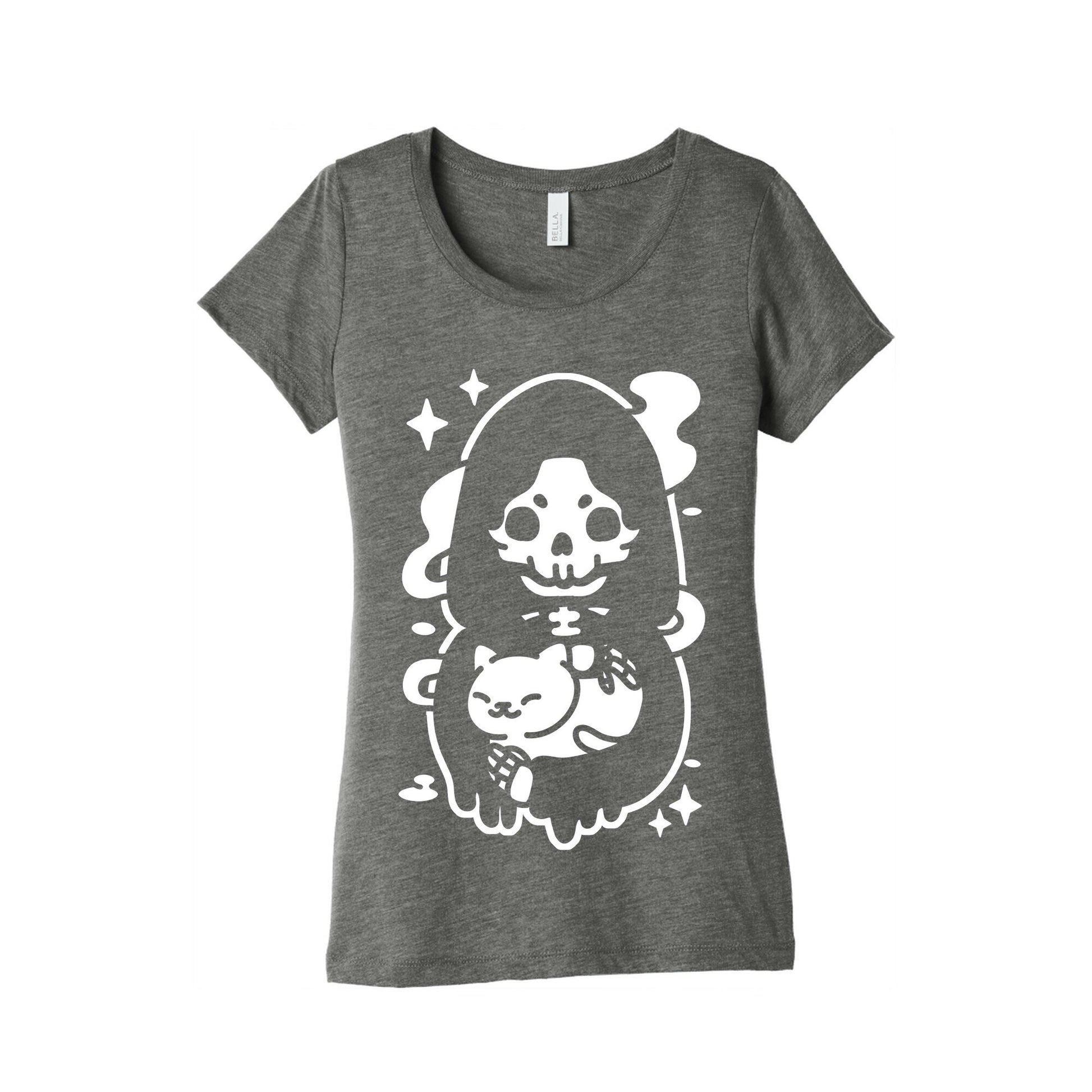 Death and Kitty Women's Triblend Tee